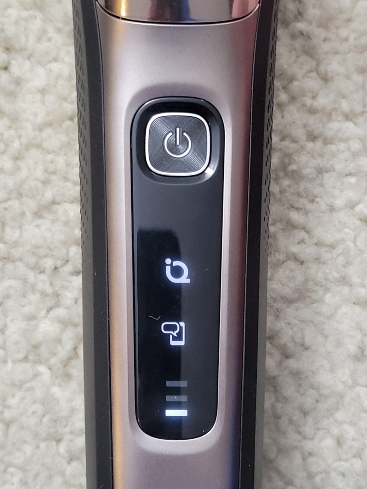 Philips Norelco 9400 Rechargeable Wet/Dry Electric Shaver with SenseIQ and Comfort Glide Ring Technology, Battery Powered, Silver, S9502/83 customer photo 1