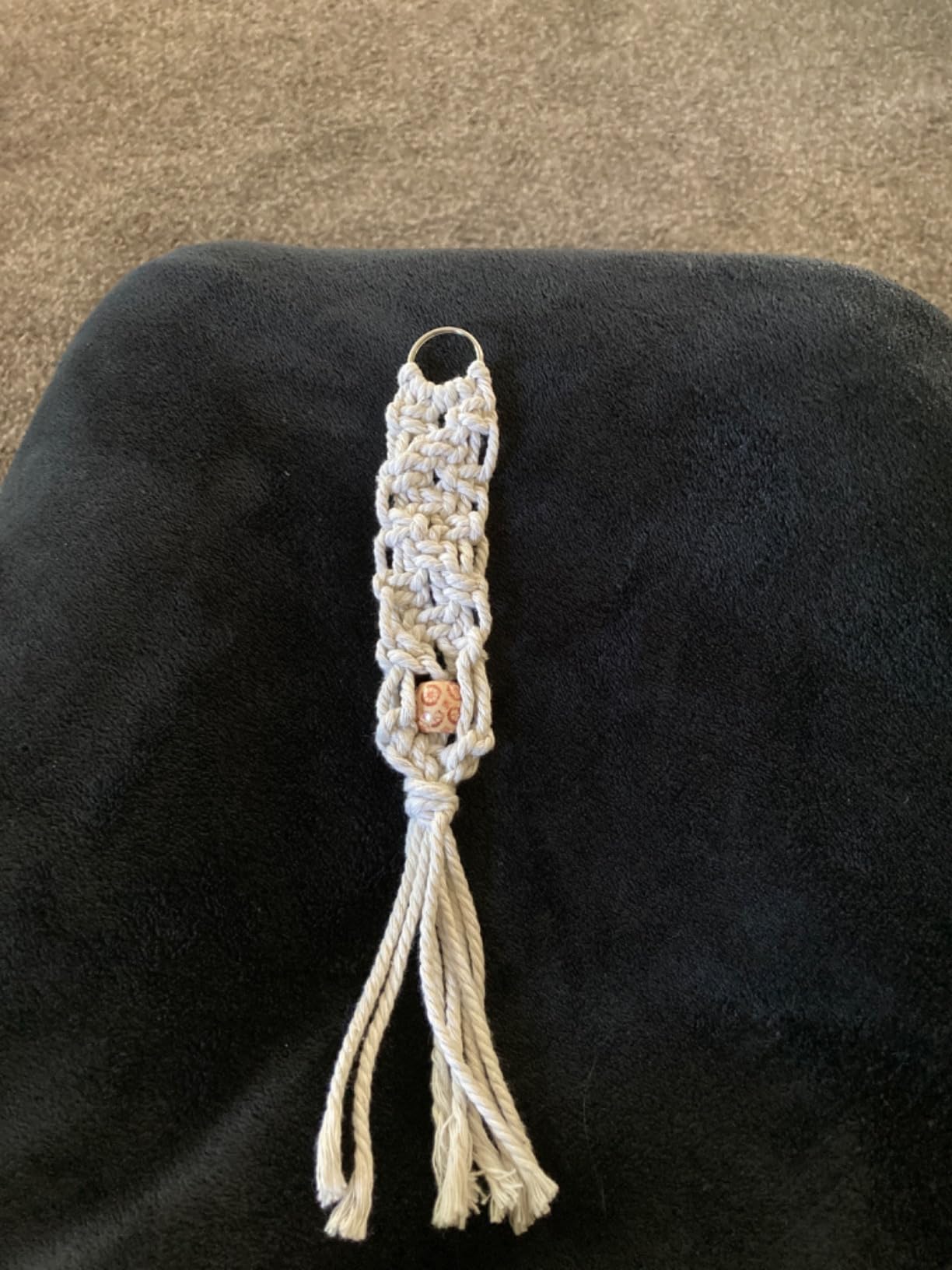 Macrame Kit for Beginners 153pc, 15 Projects Book, 164yd Cotton Macrame Cord, Wooden Beads & Sticks, Wooden & Metal Rings, Gift Box, Book & Accessories, Perfect Macrame Starter Kit customer photo 1