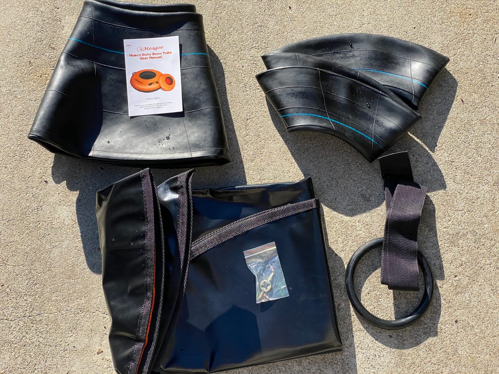 Heavy Duty Snow Tube, Inflatable Durable 40