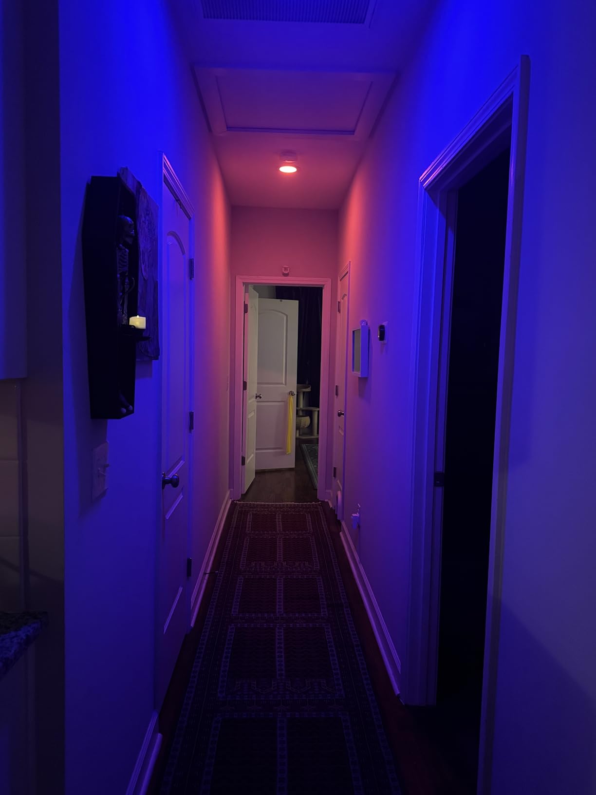 Philips Hue Smart Recessed 5/6 Inch LED Downlight 4 Pack, White and Color Ambiance Color-Changing Light, 1100LM, Control with Hue App, Compatible with Alexa, Google Assistant and Apple HomeKit customer photo 1