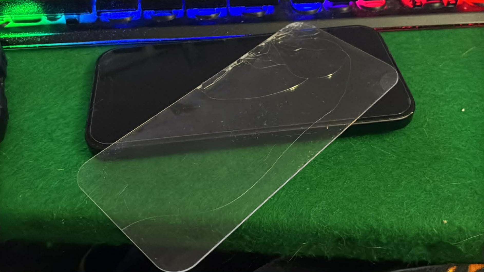 Ailun 3 Pack Screen Protector for iPhone 14 [6.1 inch] + 3 Pack Camera Lens Protector, Case Friendly Tempered Glass Film customer photo 2