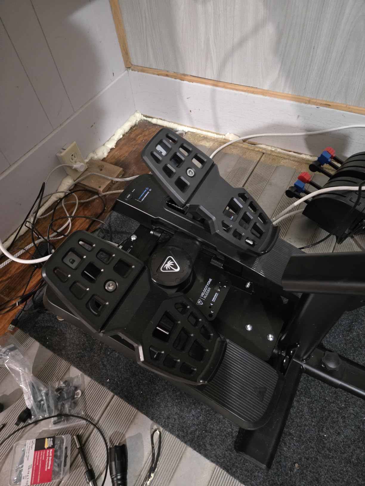 Turtle Beach VelocityOne Universal Rudder Pedals – Smooth Rudder Axis, Adjustable Brakes customer photo 1