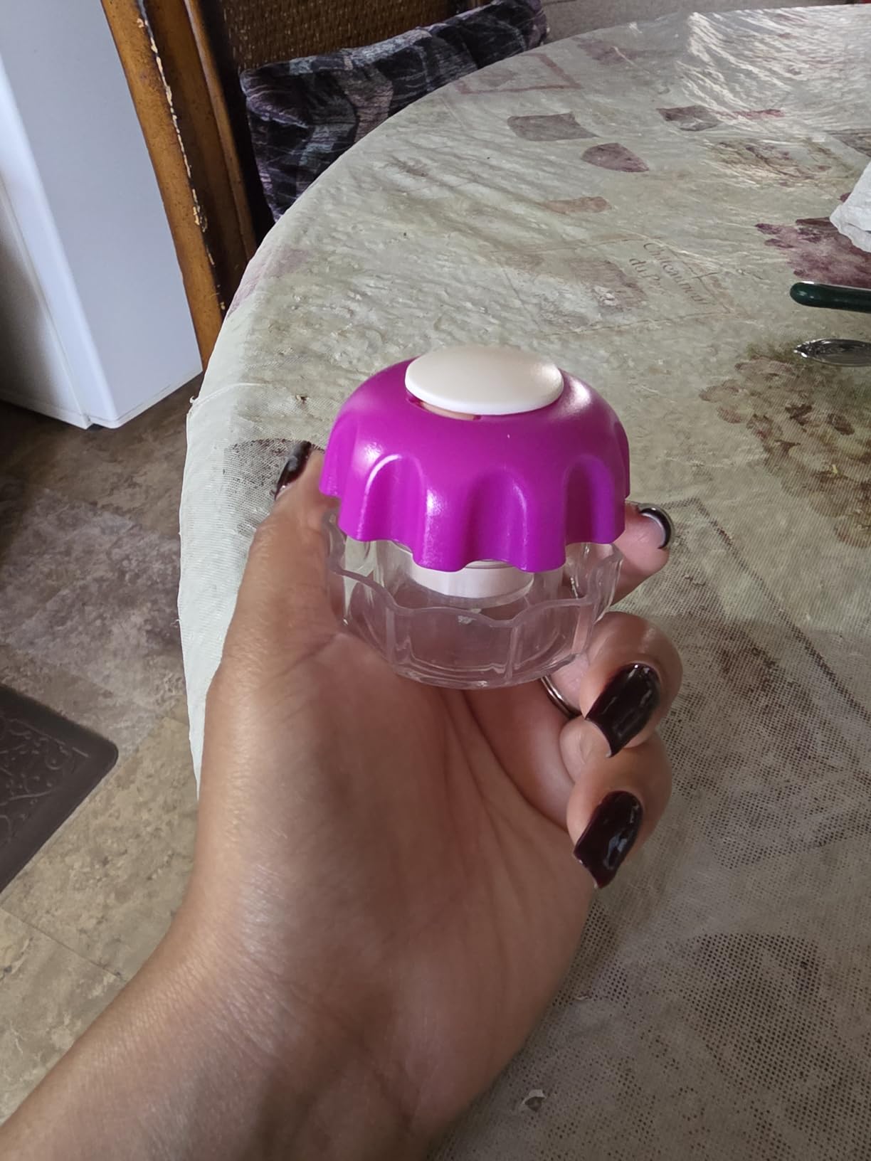 EZY DOSE Crush Pill, Vitamins, Tablets, Crusher and Grinder with Storage Compartment, Kids, Pets, Elderly, Effortlessly Crushes Medications into Fine Powder, Easy-to-Use Design, Blue, BPA Free customer photo 2