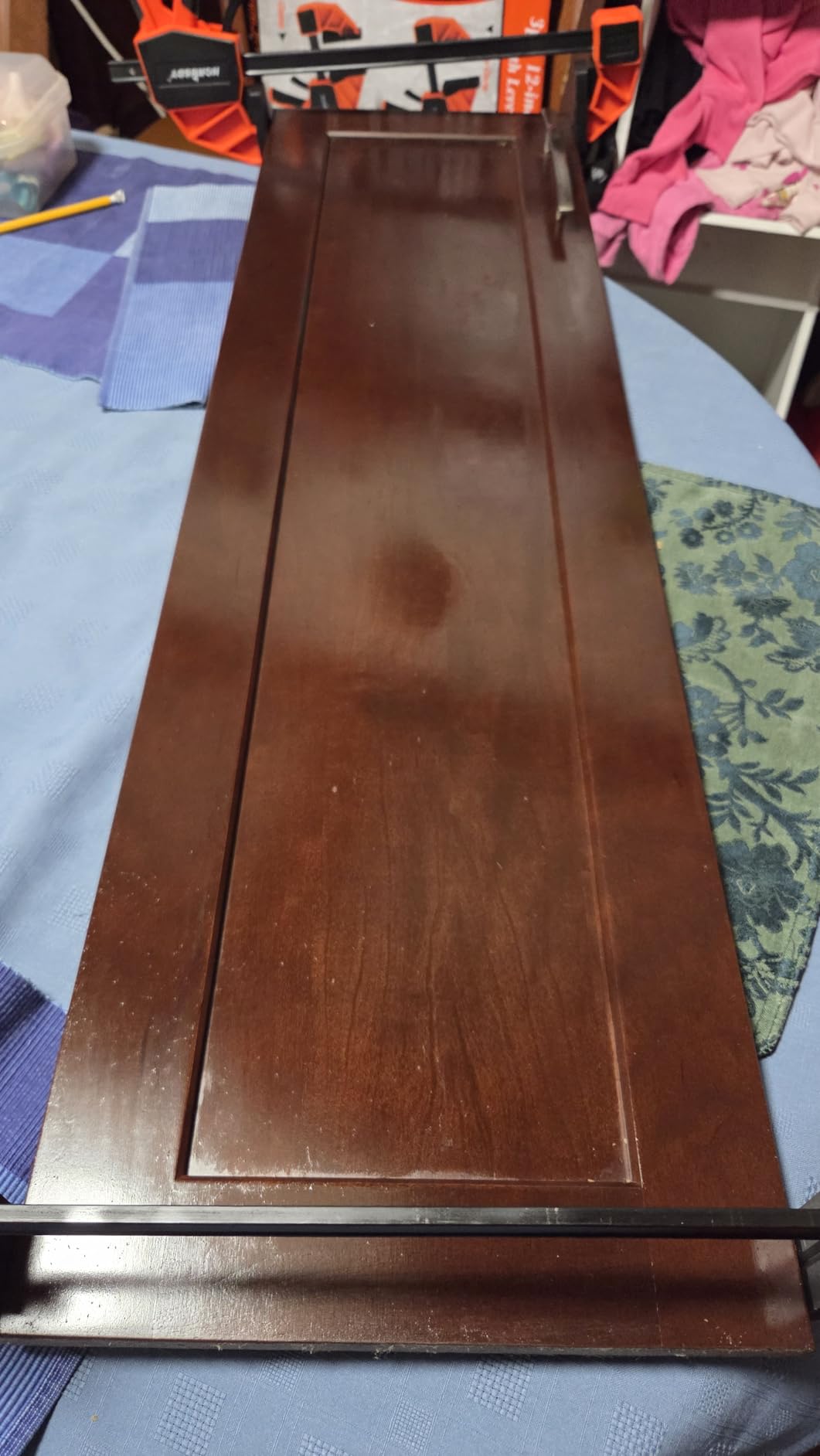 HORUSDY 8-Pack Bar Clamps for Woodworking, 12 inch and 6 inch Bar Clamps, Wood Working Clamp Sets, Quick Clamps F Clamp with 150 LBS Load Limit (8-Pack Wood Clamps) customer photo 2