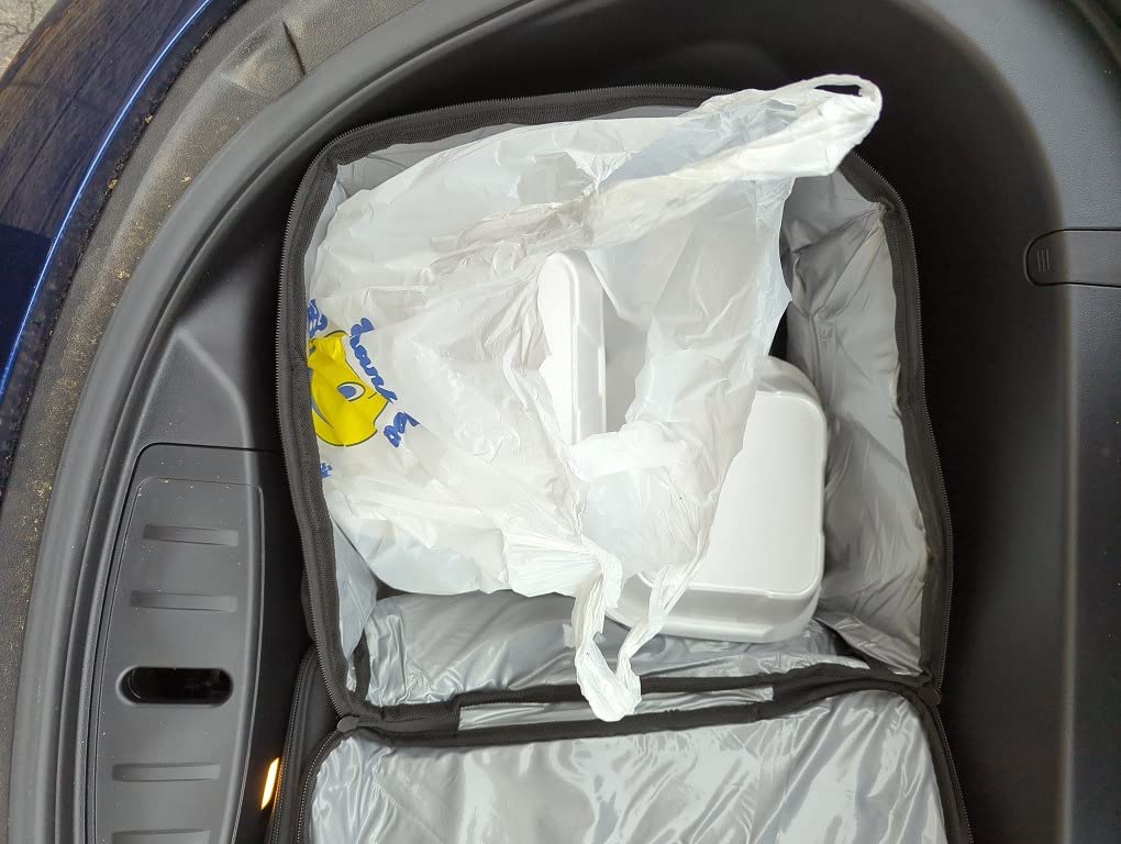 Frunk Cooler Organizer for Tesla Model Y 2020-2026, Insulated Waterproof Front Trunk Storage Bag with Hidden Pocket,2-Pack customer photo 2