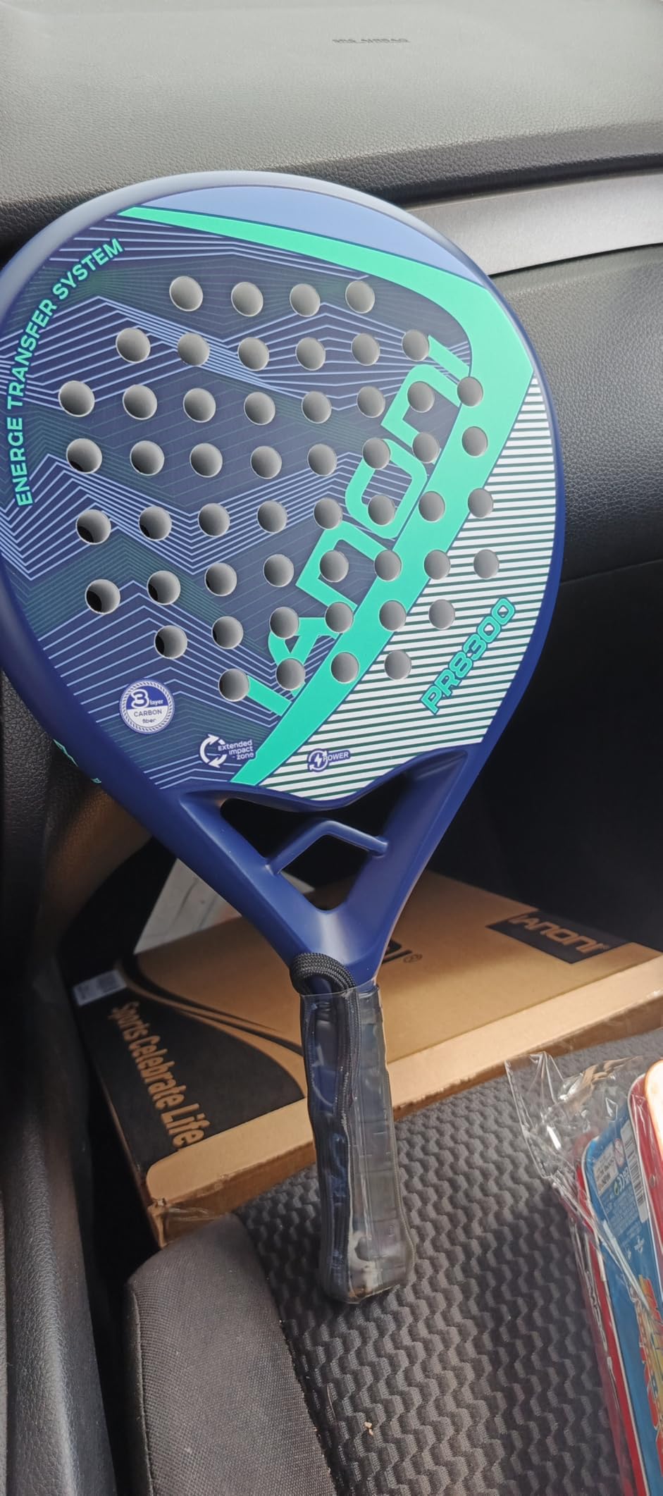 IANONI Padel Racket Carbon Fiber Surface with EVA Memory Flex Foam Core Padel Tennis Racquets Paddle Tennis Racket customer photo 1
