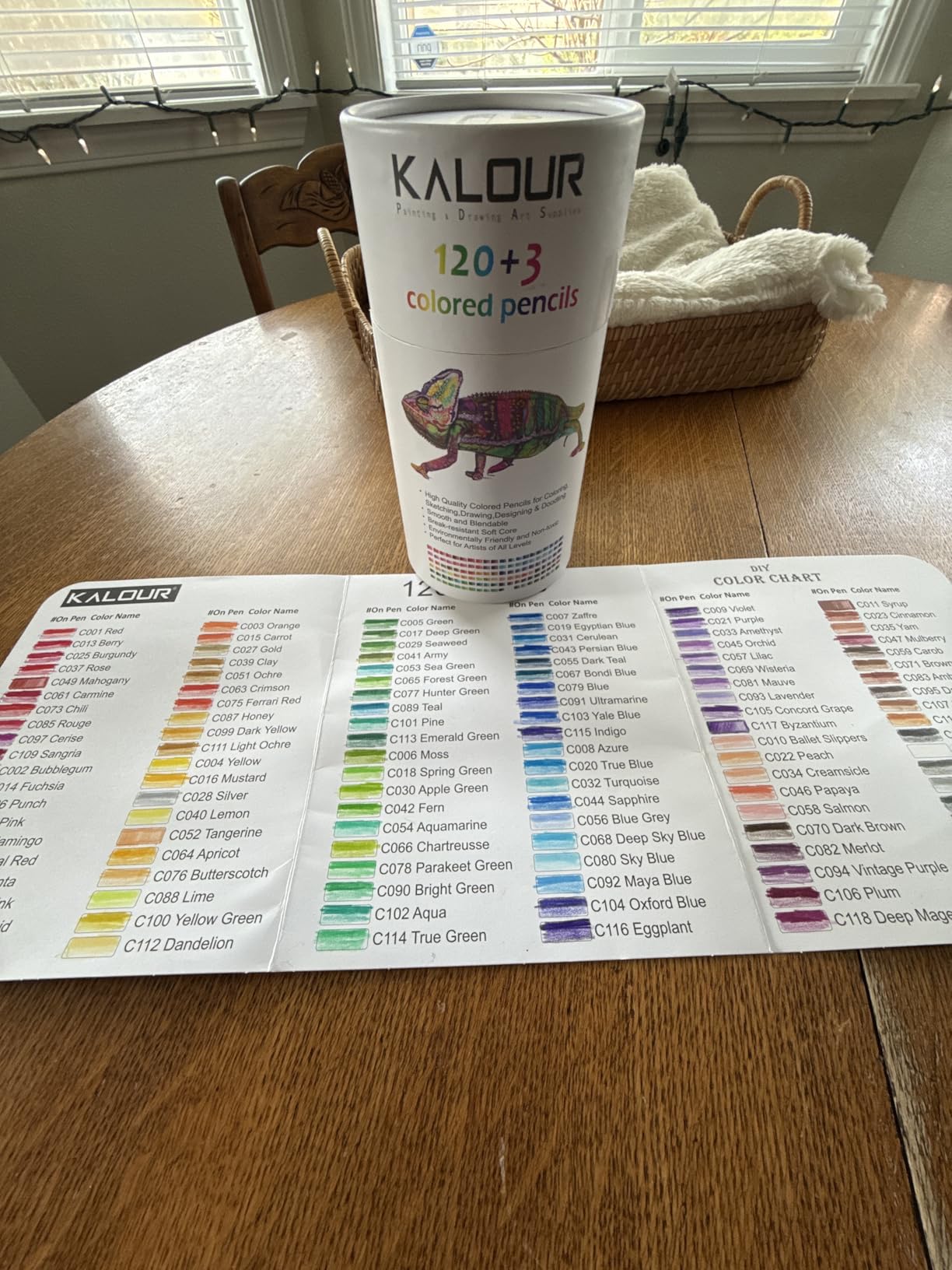 KALOUR Premium Colored Pencils,Set of 120 Colors,Artists Soft Core with Vibrant Color,Ideal for Drawing Sketching Shading,Coloring Pencils for Adults Beginners customer photo 2