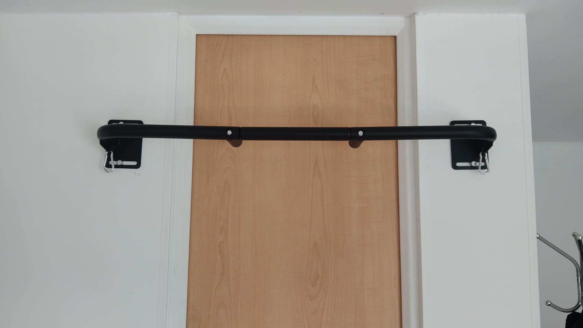 Fitarc Joist Mount Pull Up Bar, Wall Chin Up Bar Ceiling Mount for Beams, Heavy Duty Steel Construction, Home Gym Equipment -Patent Pending customer photo 1