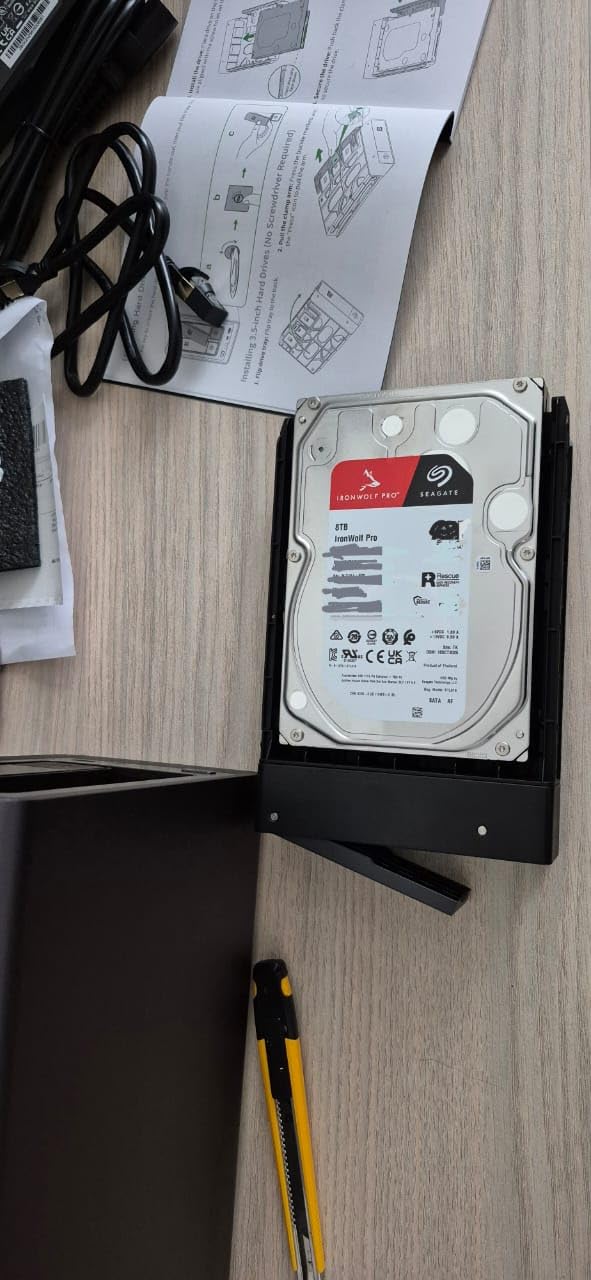 Seagate IronWolf Pro, 12 TB, Enterprise NAS Internal HDD -CMR 3.5 Inch, SATA 6 Gb/s, 7,200 RPM, 256 MB Cache for RAID Network Attached Storage (ST12000NT001) customer photo 1