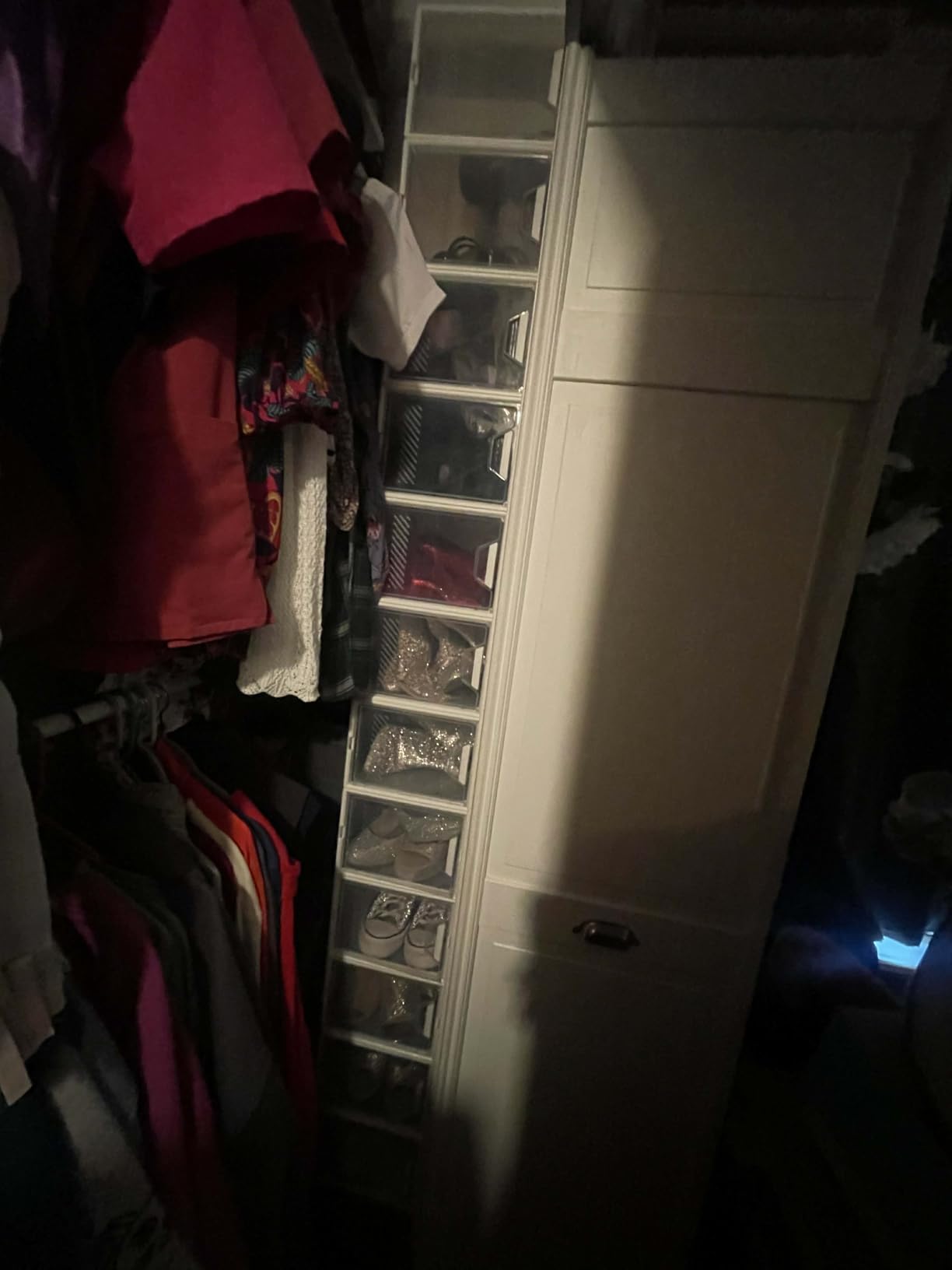 Shoe Storage, 12 Pack X-Large Shoe Organizer for Closet, Shoe Boxes Clear Plastic Stackable Shoe Storage Boxes for Size 13 customer photo 1