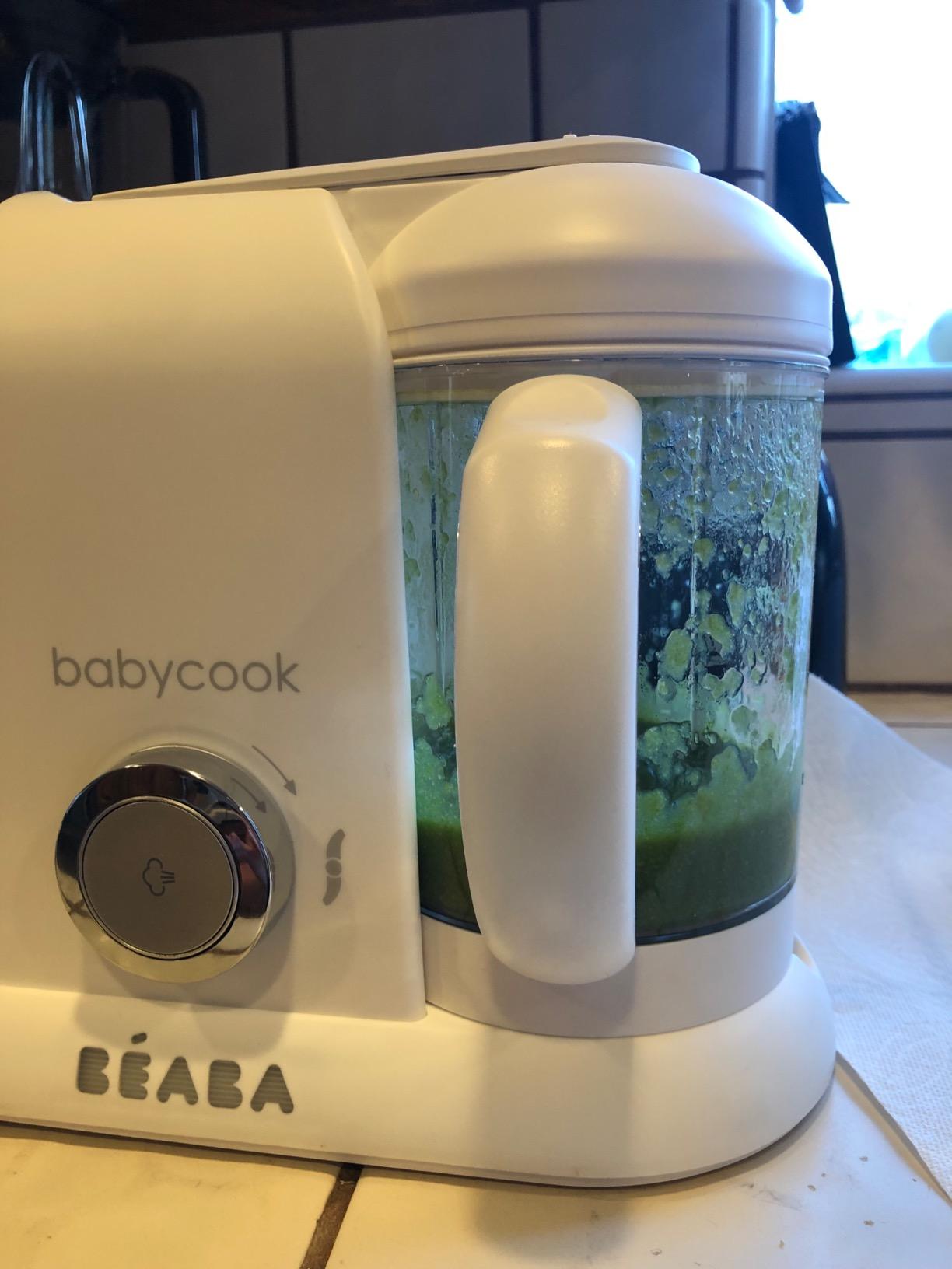 BEABA Babycook Solo 4 in 1 Baby Food Maker, Puree Steamer and Blender for Purees, Grinder with Auto Steam Cooking, Lrg Capacity 4.5 Cups 27 Servings in 20 Mins customer photo 1