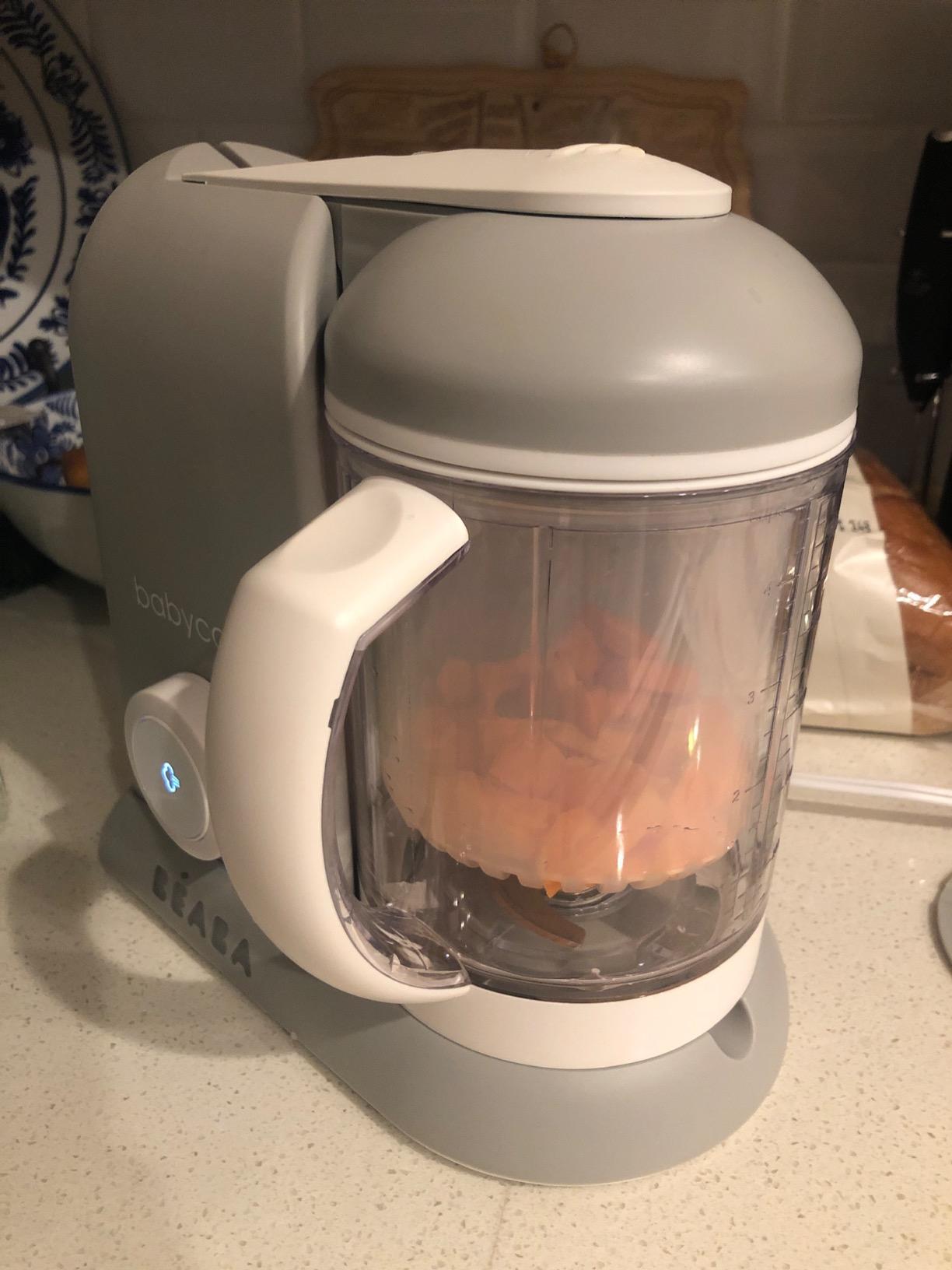 BEABA Babycook Solo 4 in 1 Baby Food Maker, Puree Steamer and Blender for Purees, Grinder with Auto Steam Cooking, Lrg Capacity 4.5 Cups 27 Servings in 20 Mins customer photo 2