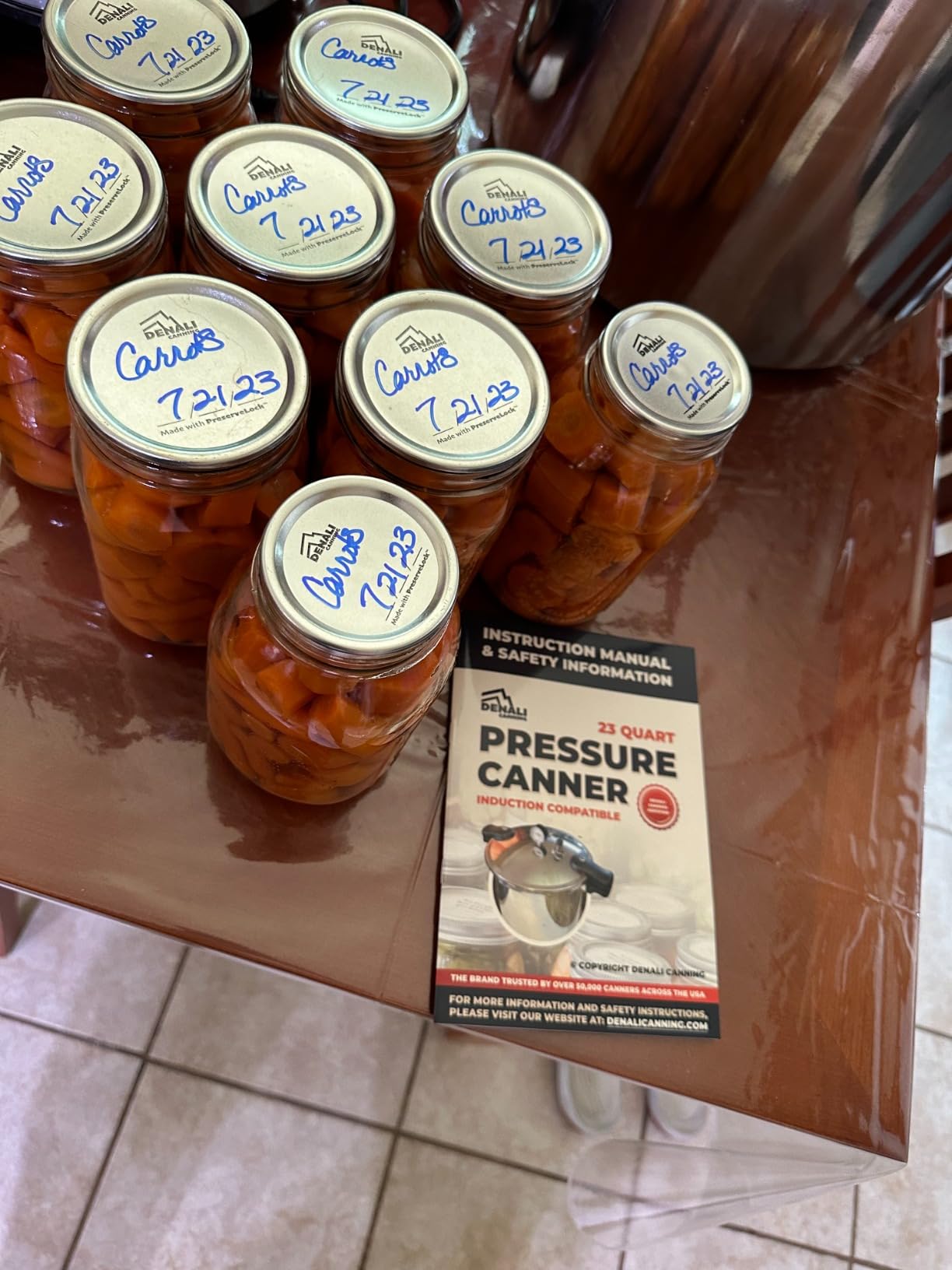 THE TANKER by Denali Canning - 23 Quart Beginner Friendly Pressure Canner & Cooker | Induction Compatible | Pressure Gauge, 15lb & 10lb Weights | Aluminum & Stainless Steel Parts | USA Company customer photo 2