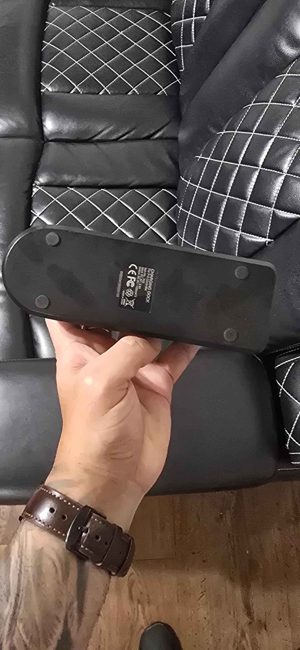 Controller Charging Station for PlayStation 5 Dualsense Controller with Dual Stand Charger Dock, Upgrade Charger for PS5 Accessories Fast Charging Cable, Charging Station Black for PS5 customer photo 2