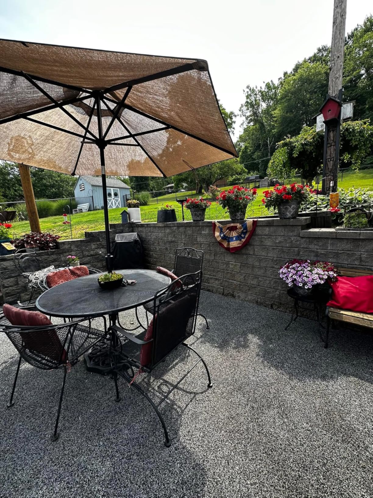 MPC-280 Polyaspartic Floor Coating Kit - 3 Gallon Clear High Gloss Polyurea Garage Floor Coating - Fast-Cure, 2:1 Mix Polyaspartic Top Coat for Concrete, Industrial & Commercial Surfaces customer photo 1