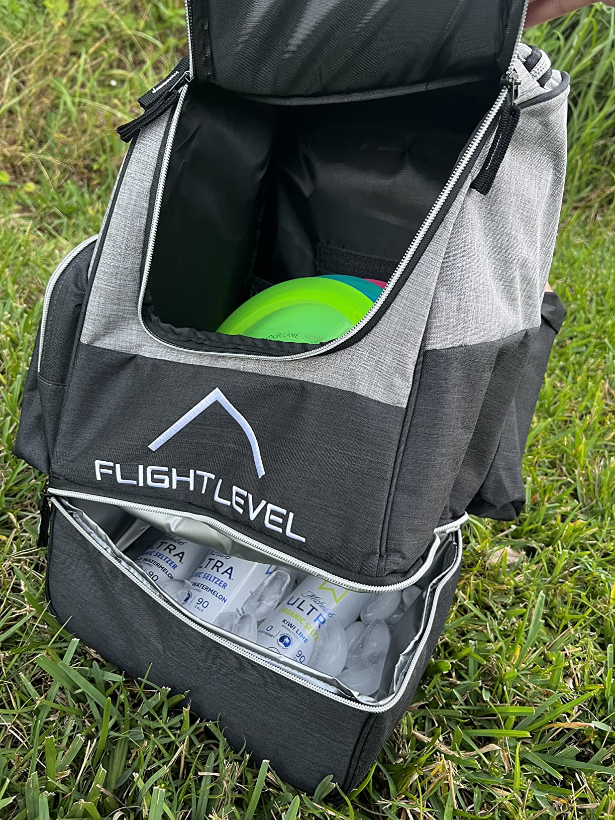 Flight level Disc Golf Backpack with Insulated Cooler | Frisbee Disc Golf Bag | Large Capacity up to 20 Discs customer photo 1