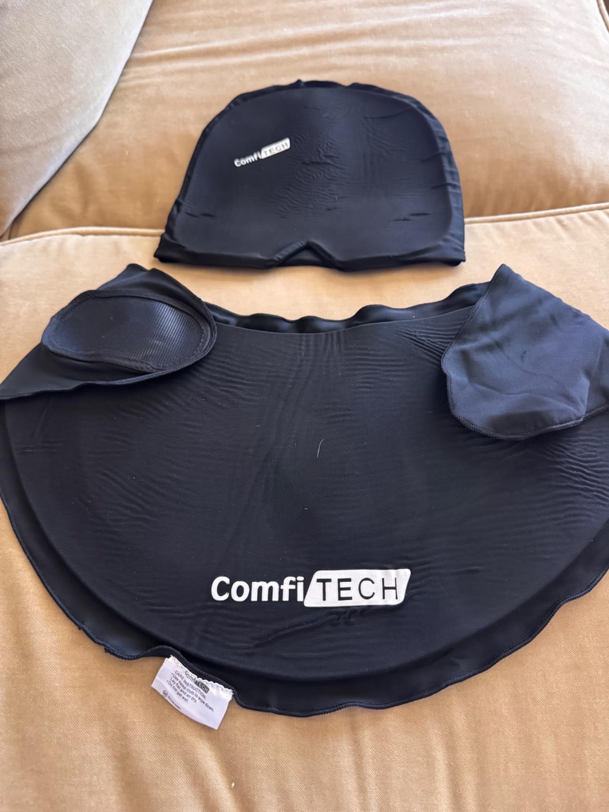 ComfiTECH Cold Cap and Neck Ice Pack Wrap Gel Combo, Care Package for Head and Cervical, Medium customer photo 1