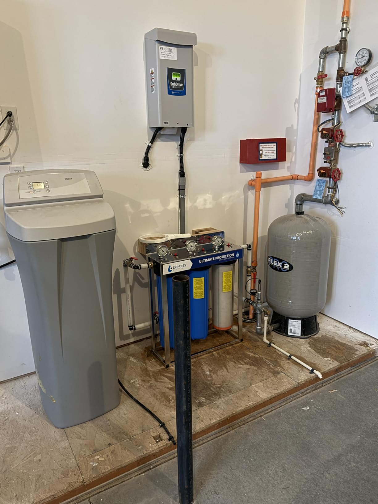 Express Water 3-Stage Whole House Water Filter System, Reduces Heavy Metals, Scale, Chloramine, Chlorine, PFAs, Lead & Arsenic, Free-standing Stainless Steel Frame & 3 Pressure Gauges customer photo 1