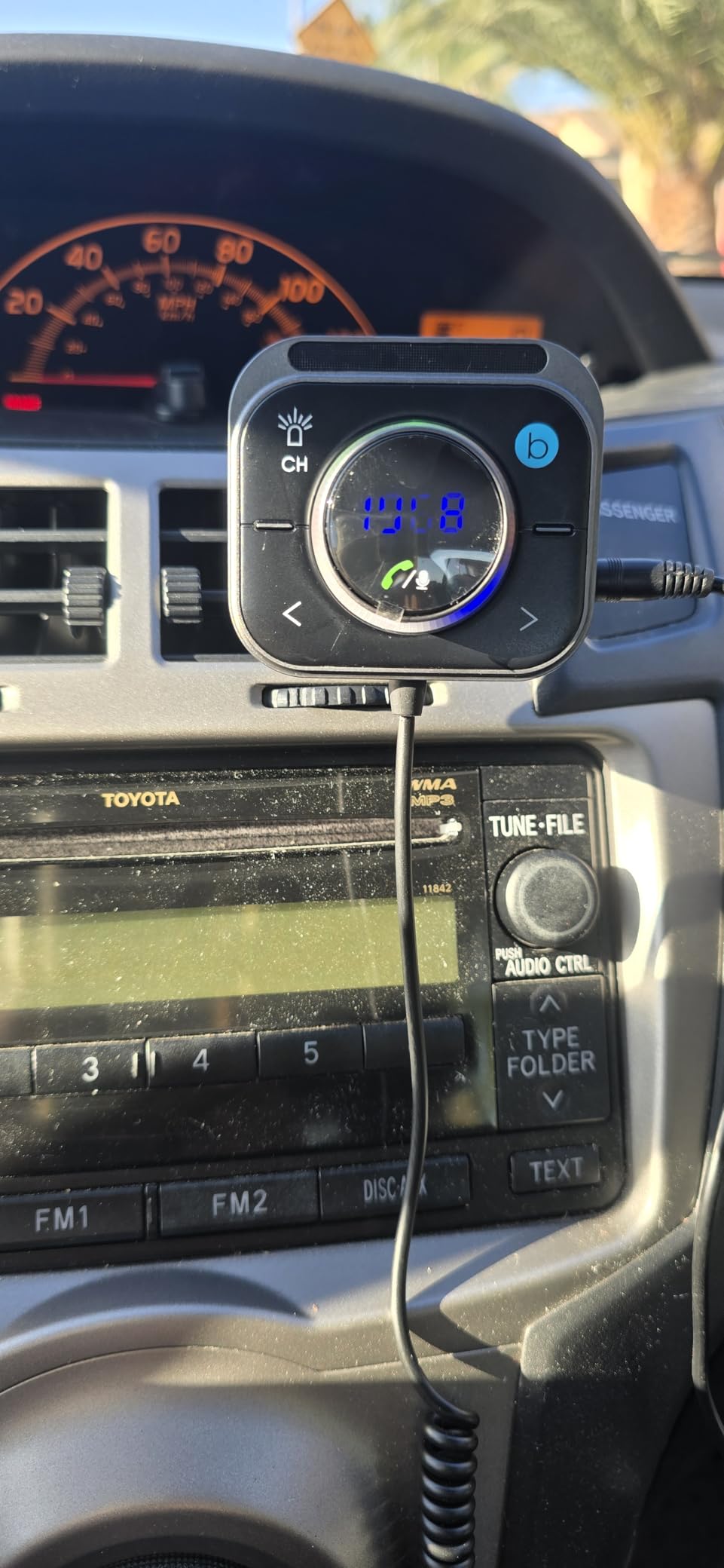 JOYROOM 96W FM Transmitter Bluetooth 6.0 Car Adapter Aux with 3 Charging Ports【PD 60W & 2 * 18W】【Air Vent Installation for Safe】 Deep HiFi Bass Player Wireless Radio Fun Car Accessories Gift Set customer photo 2