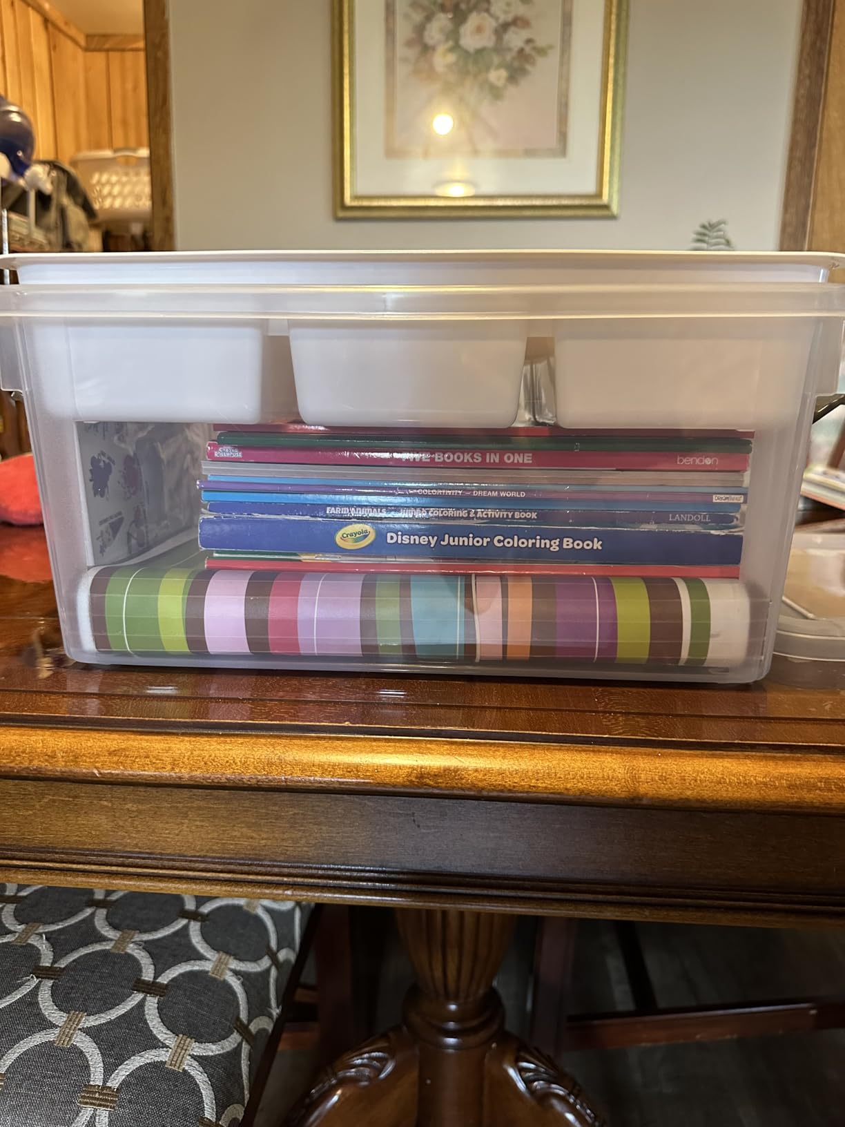 Citylife 17 QT Plastic Storage Box with Removable Tray Craft Organizers and Storage Clear Storage Container for Organizing Bead, Tool, Sewing, Playdoh customer photo 1