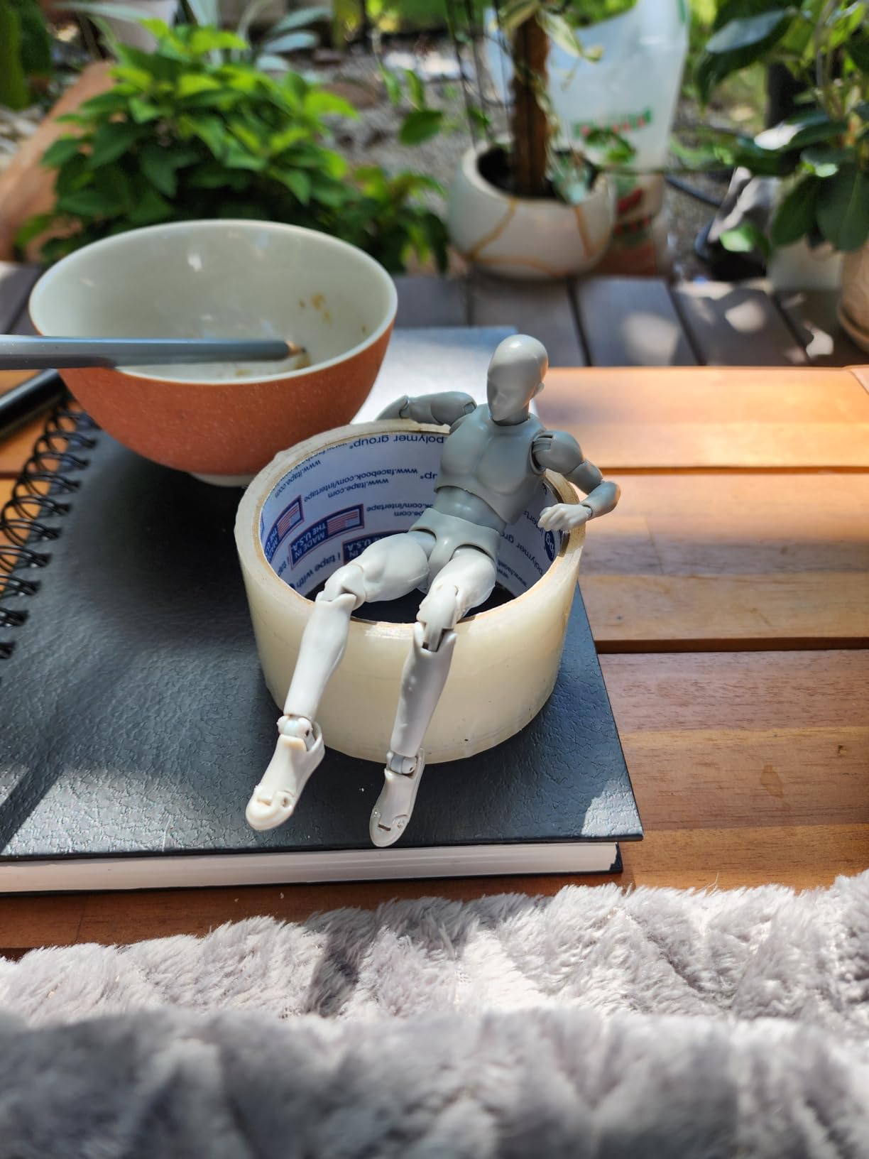 Haniforever Artists Manikin Art Mannequin Figures Supplies Drawing Tools,Small Drawing Figure Model for Sketching,Painting,Action Figure Set(Grey,Male) customer photo 2