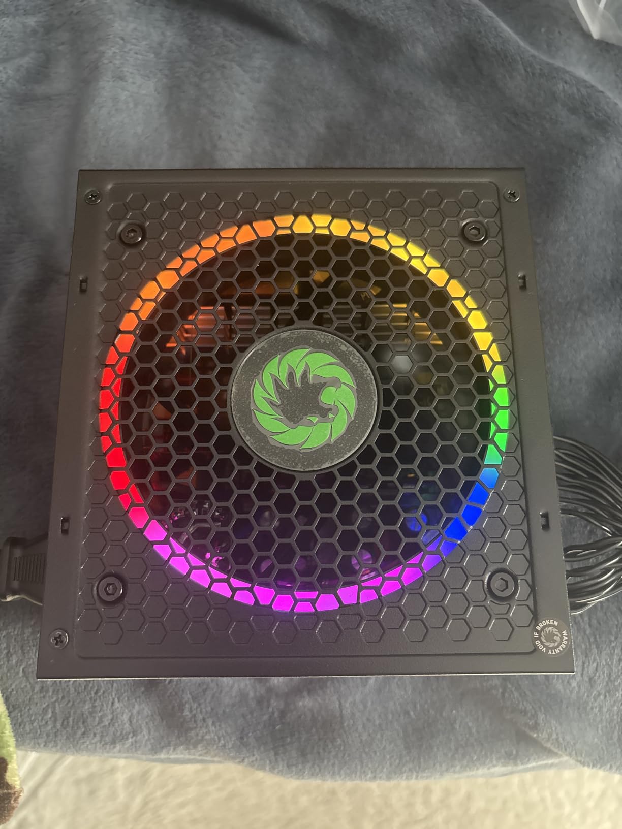 GAMEMAX 1300W Power Supply, ATX 3.0 & PCIE 5.0 Ready, 80+ Platinum Certified, Addressable RGB with 5V Motherboard Sync, 105°C-Rated Japanese Capacitors, Fully Modular, 10 Year Warranty, RGB-1300 customer photo 1