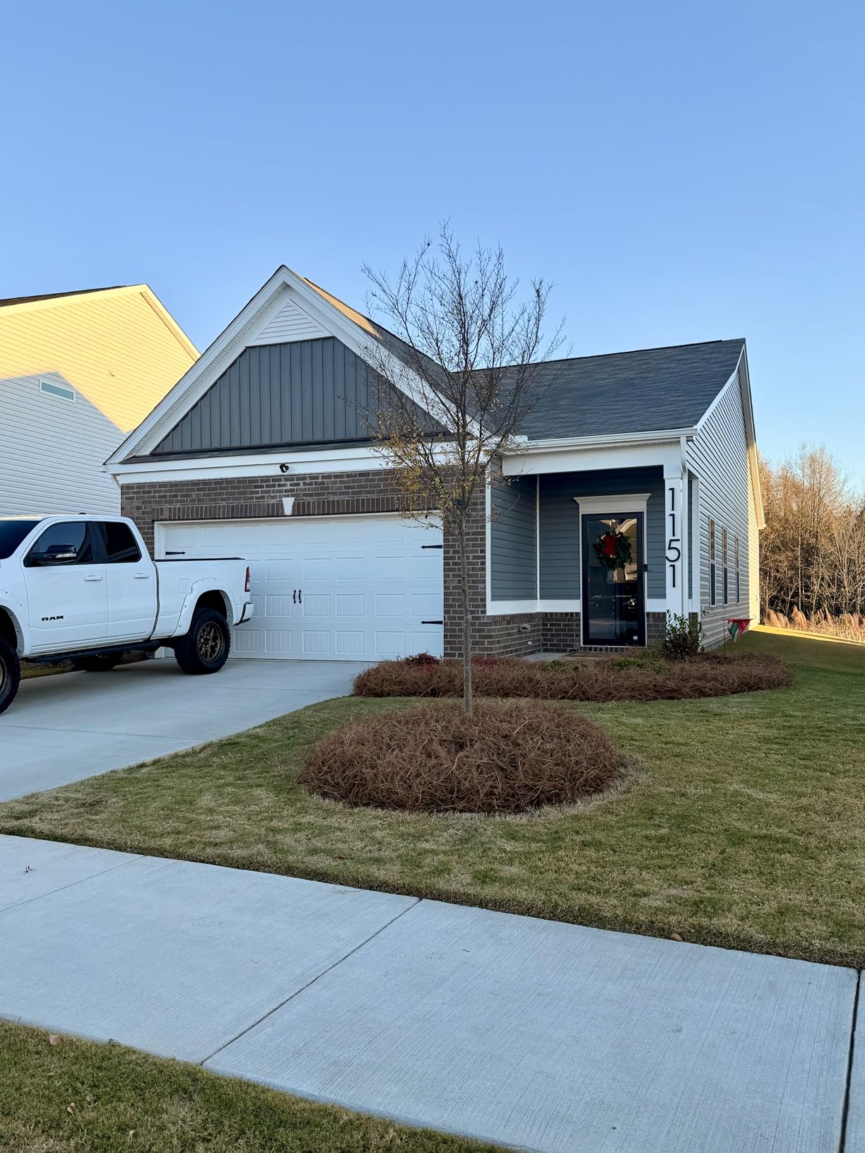 12 Inch Modern Floating House Numbers for Outside | Large Metal House Numbers for Outdoors | Black Coated Rust-Proof Home Address Numbers/Plaques | Metal Numbers customer photo 2