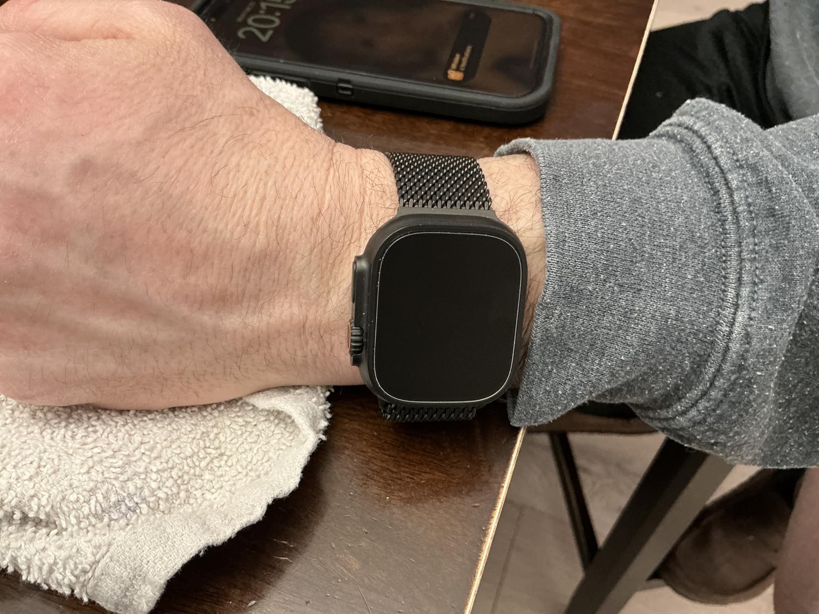 Spigen Tempered Glass Screen Protector [Glas.tR EZ Fit] designed for Apple Watch Ultra 3 / Ultra 2 / Ultra (49mm) - 2 Pack customer photo 1