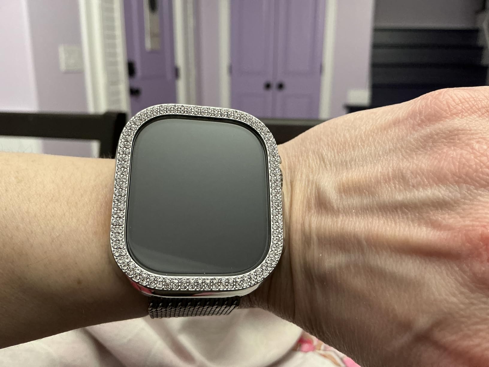 Spigen Tempered Glass Screen Protector [Glas.tR EZ Fit] designed for Apple Watch Ultra 3 / Ultra 2 / Ultra (49mm) - 2 Pack customer photo 2