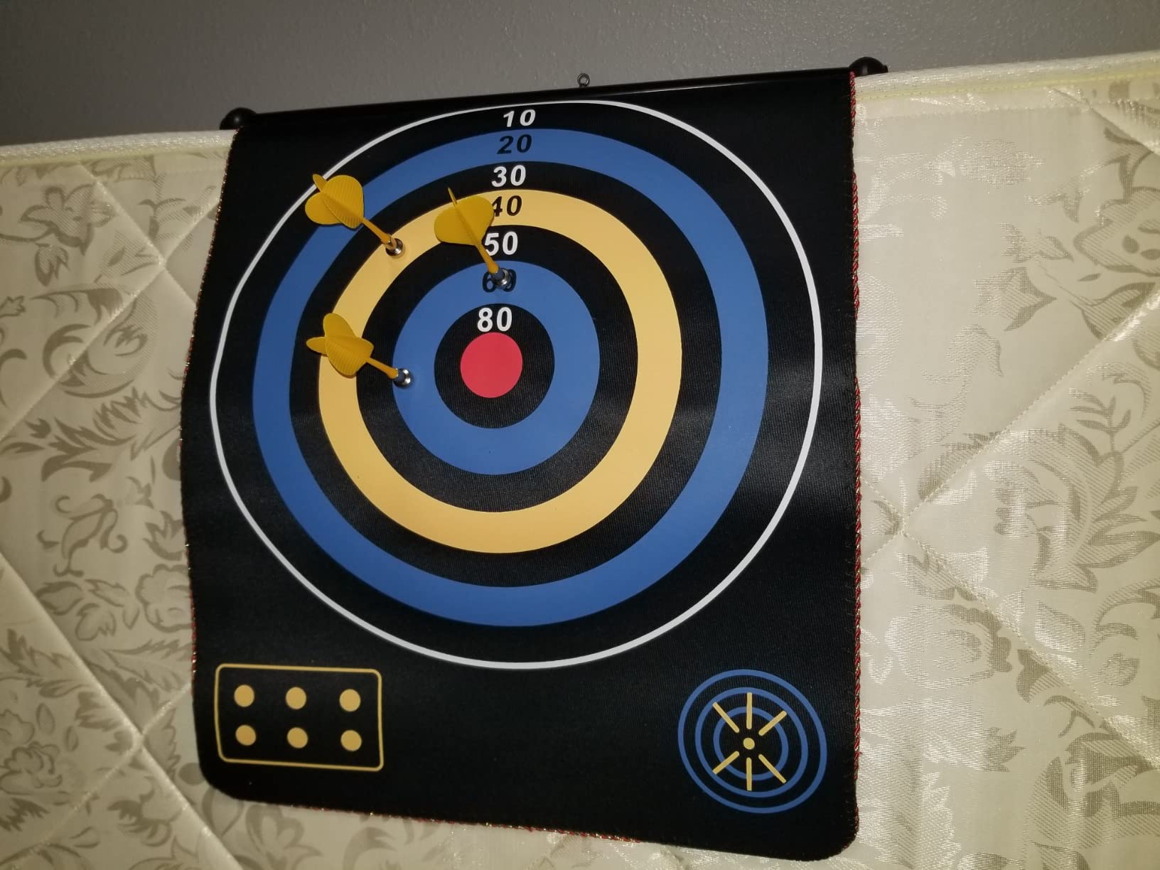 Gitus Magnetic Dart Board Indoor Outdoor Games for Kids with 12 Darts, Gifts for Teenage Boys Teen Boy Gift Ideas Gifts for Boys 8 9 10 11 12 13 14 Years Old Game Room Decor customer photo 2