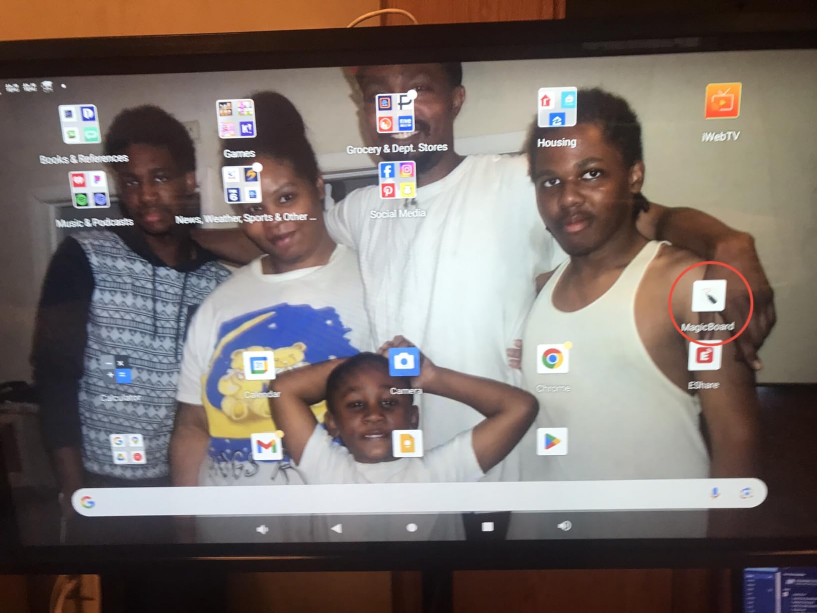 Smart Board, 49 Inch Digital Electronic Whiteboard with 8-Core CPU, Support 8K UHD Decoding, Smartboard for Classroom, Screen Mirroring for Live Streaming, Advertising (Board Only) customer photo 2