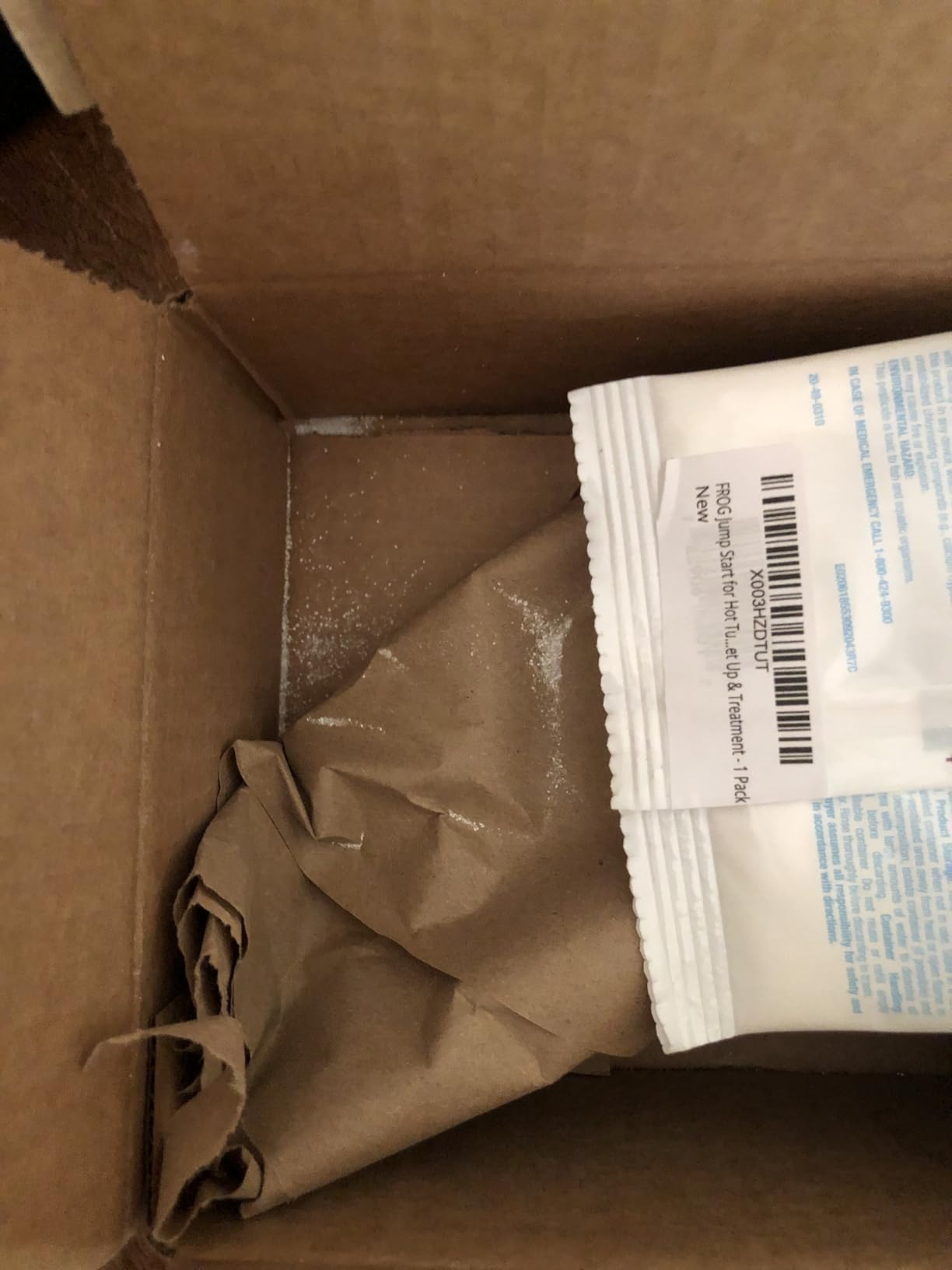 FROG Jump Start for Hot Tubs - Start-Up Chlorine Shock Removes Organic Contaminants & Establishes Chlorine Level - Hot Tub Set Up & Treatment - 1 Pack customer photo 2