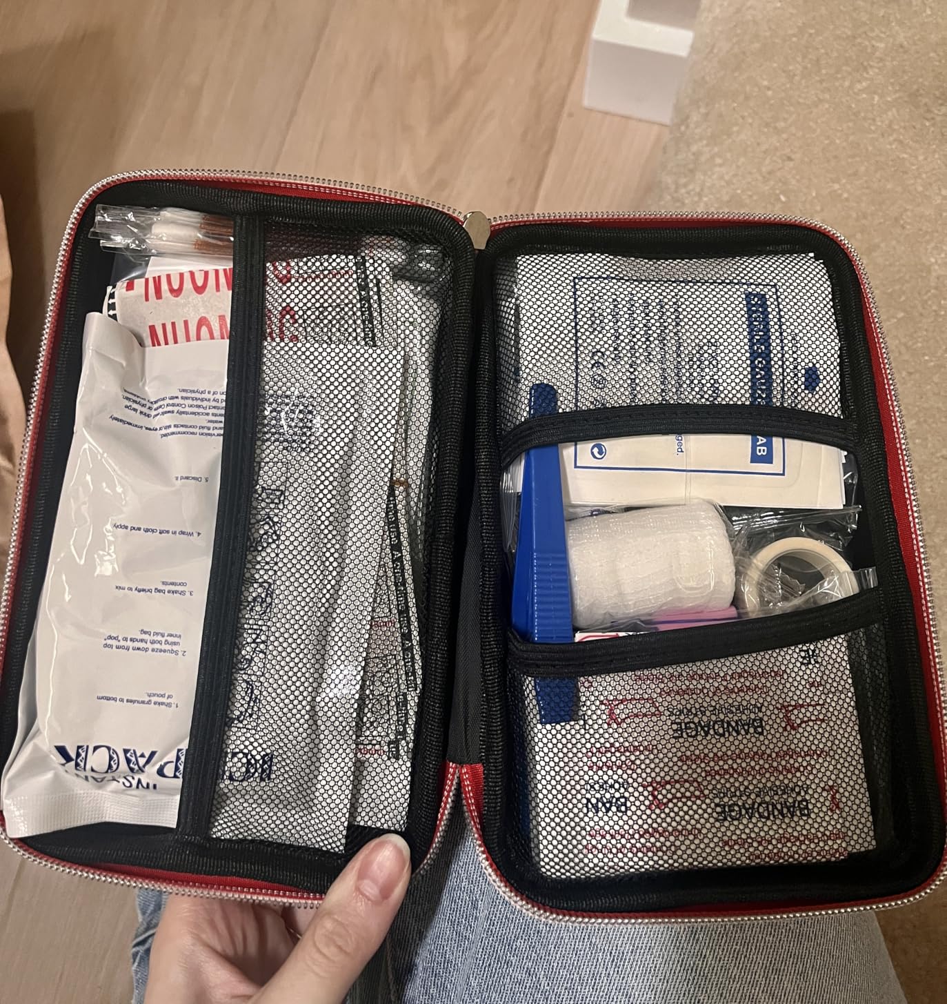 276PCS First Aid Kit Home Car Camping Hiking Emergency Supplies Small Compact Lovely Bag for School Outdoor, Basic Outdoor Essentials Survival Kit for Travel customer photo 1