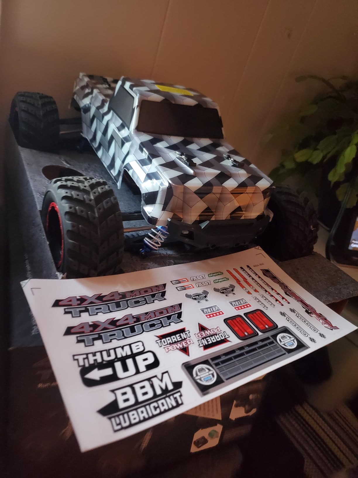 HAIBOXING 1/12 Scale Brushless RC Cars 903A, 4X4 Off-Road RC Monster Truck with Fast Remote Control of 55KM/H Top Speed, Hobby Grade RTR RC Vehicles All Terrain for Adults, Boys customer photo 1