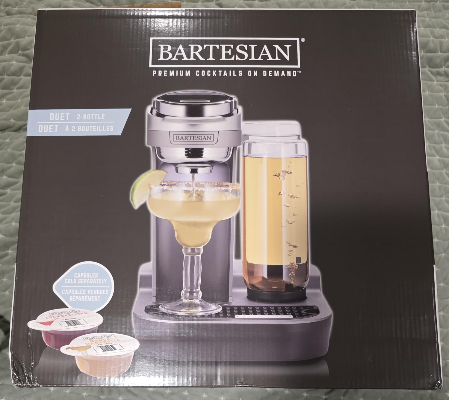 Bartesian Professional Cocktail Machine and Margarita Maker - High Capacity Bar Cocktail Mixer with 5 Premium Glass Bottles for Parties and Entertaining - Push-Button Technology and Easy Clean Design customer photo 2