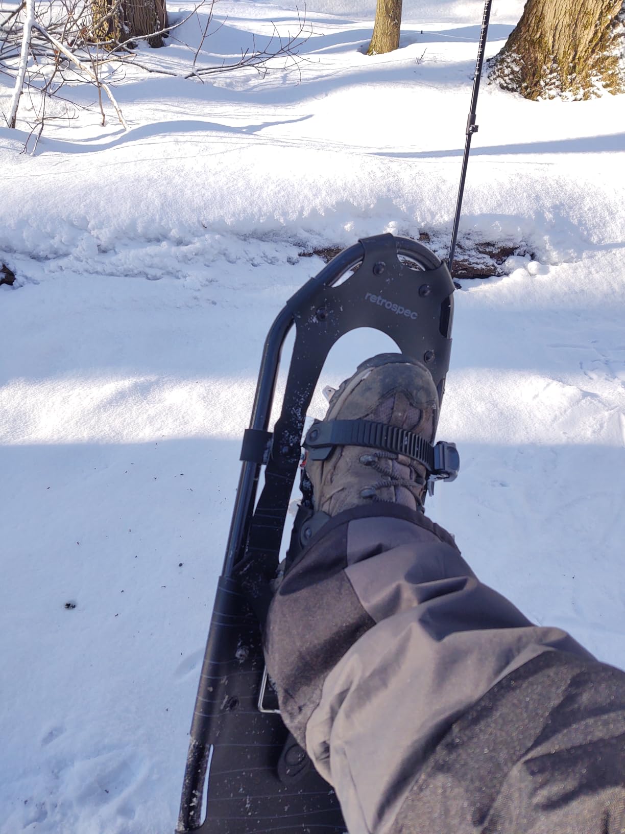 Retrospec Drifter Snowshoes & Trekking Poles Bundle with Adjustable Bindings - Lightweight Aluminum Snow Shoes for Women & Men - All Terrain Hiking & Winter Sports customer photo 2