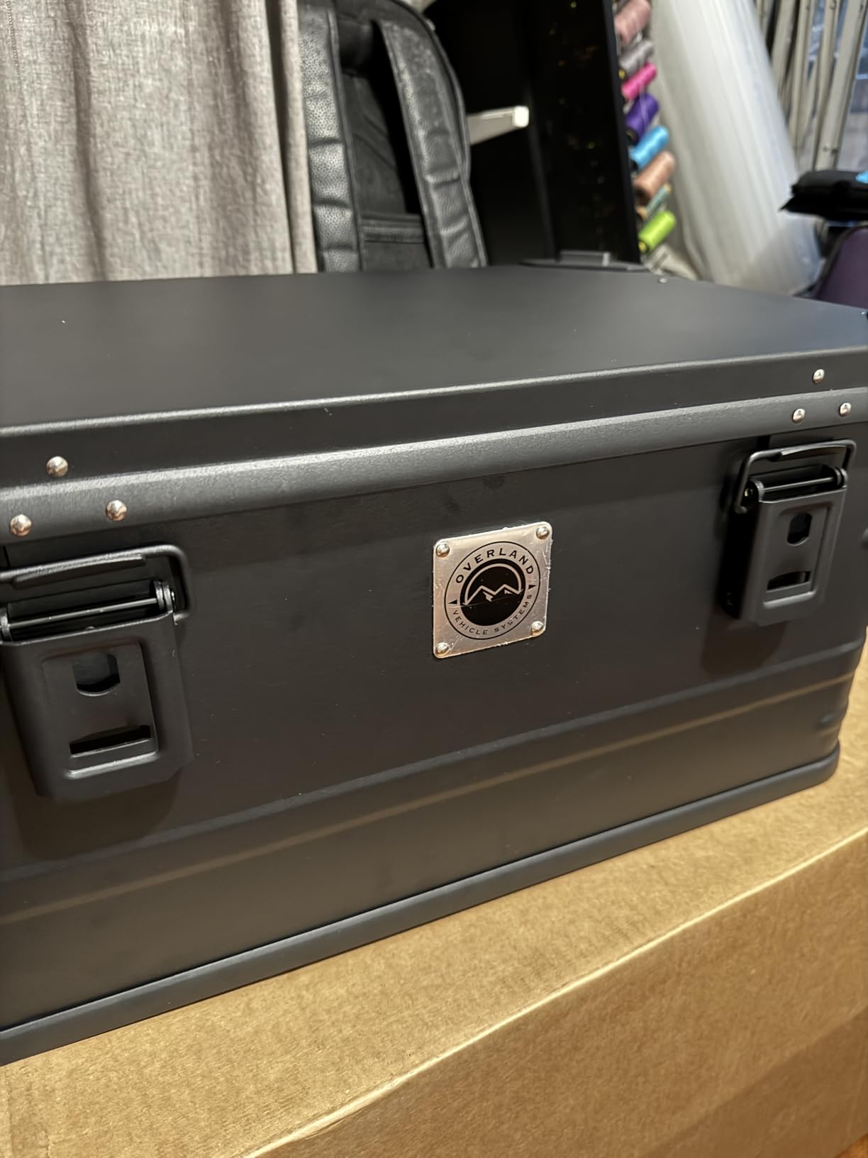 Overland Vehicle Systems Aluminum Box Storage 53QT Universal Purpose Heavy Duty Foldable Handles Stackable customer photo 1