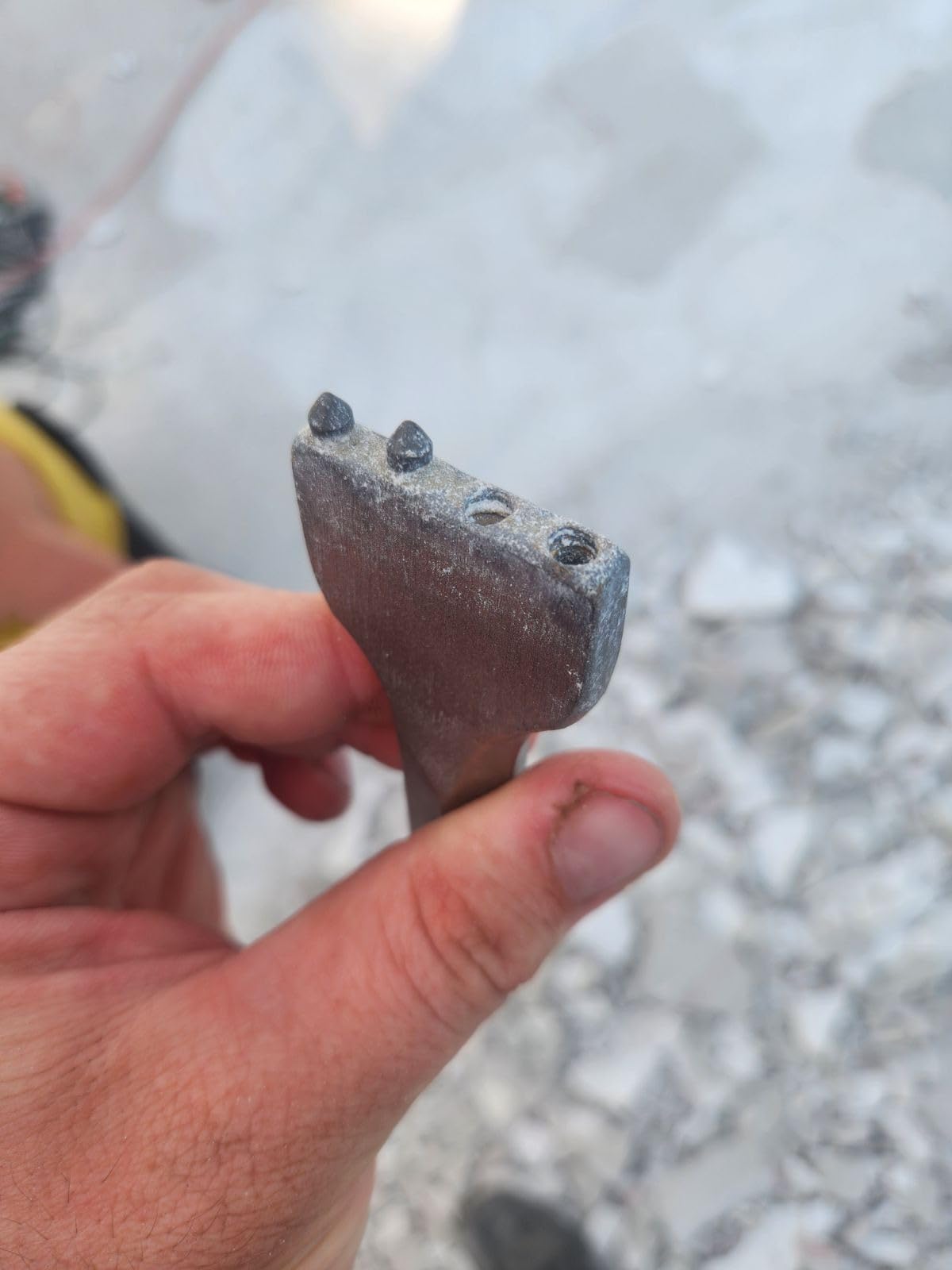 6 1/8 in. x 1 1/2 in. SDS Plus Tuckpointing Mortar Raking Bit, Tile Thinset Removal Floor Scraper Bit, 4 Tips Concrete Repair Patch Prepare Bushing Tool Bit for Rotary Hammer customer photo 2