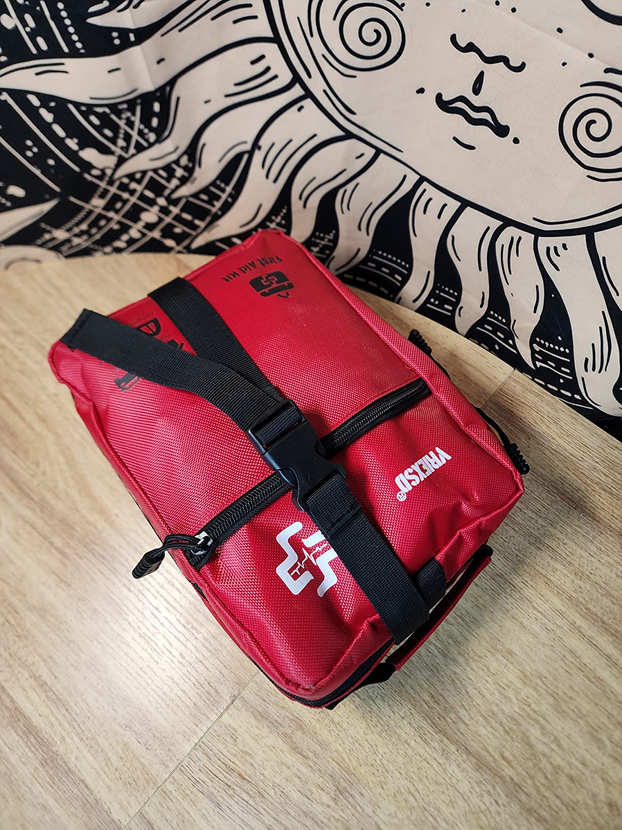 400 Piece Large First Aid Kit Premium Emergency Kits for Home, Office, Car, Outdoor, Hiking, Travel, Camping, Survival Medical First Aid Bag, Red customer photo 1