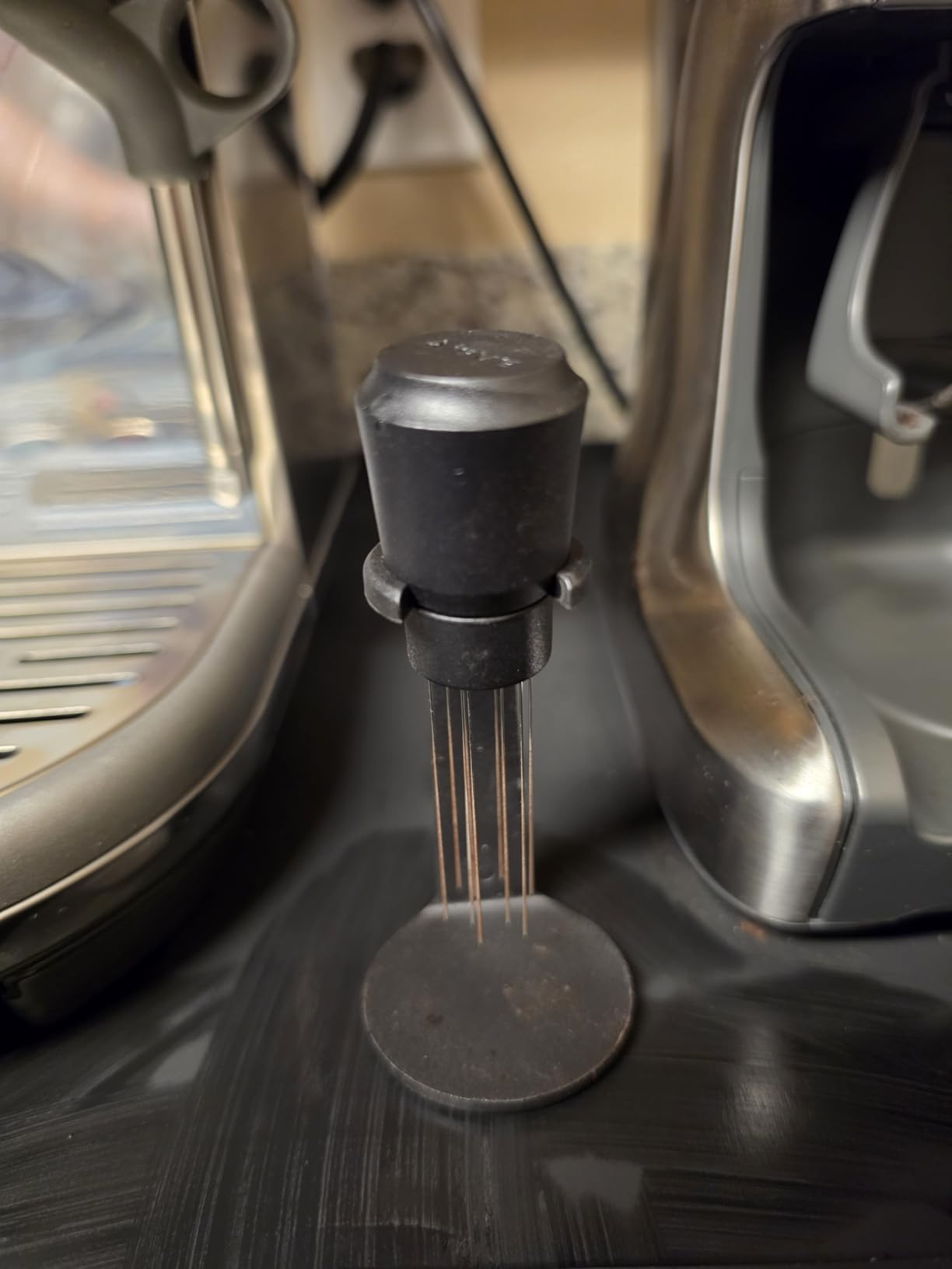 Aieve WDT Tool Espresso, Distribution Tool Espresso Accessories, 10 Needle Coffee Stirrer with Stand for Barista (Ease of Use in 2 Ways Installtion) customer photo 2