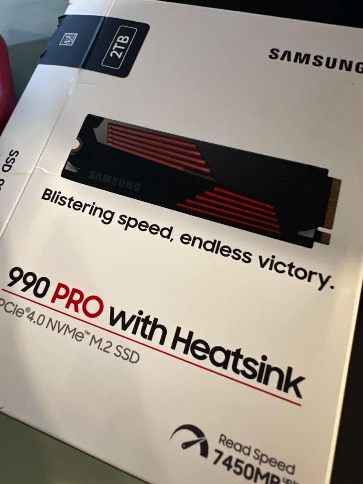 SAMSUNG 990 PRO w/ Heatsink SSD 1TB PCIe 4.0 M.2 Internal Solid State Hard Drive, Fastest Speed for Gaming, Heat Control, Direct Storage and Memory Expansion, Compatible w/ Playstation5, MZ-V9P2T0GW customer photo 1