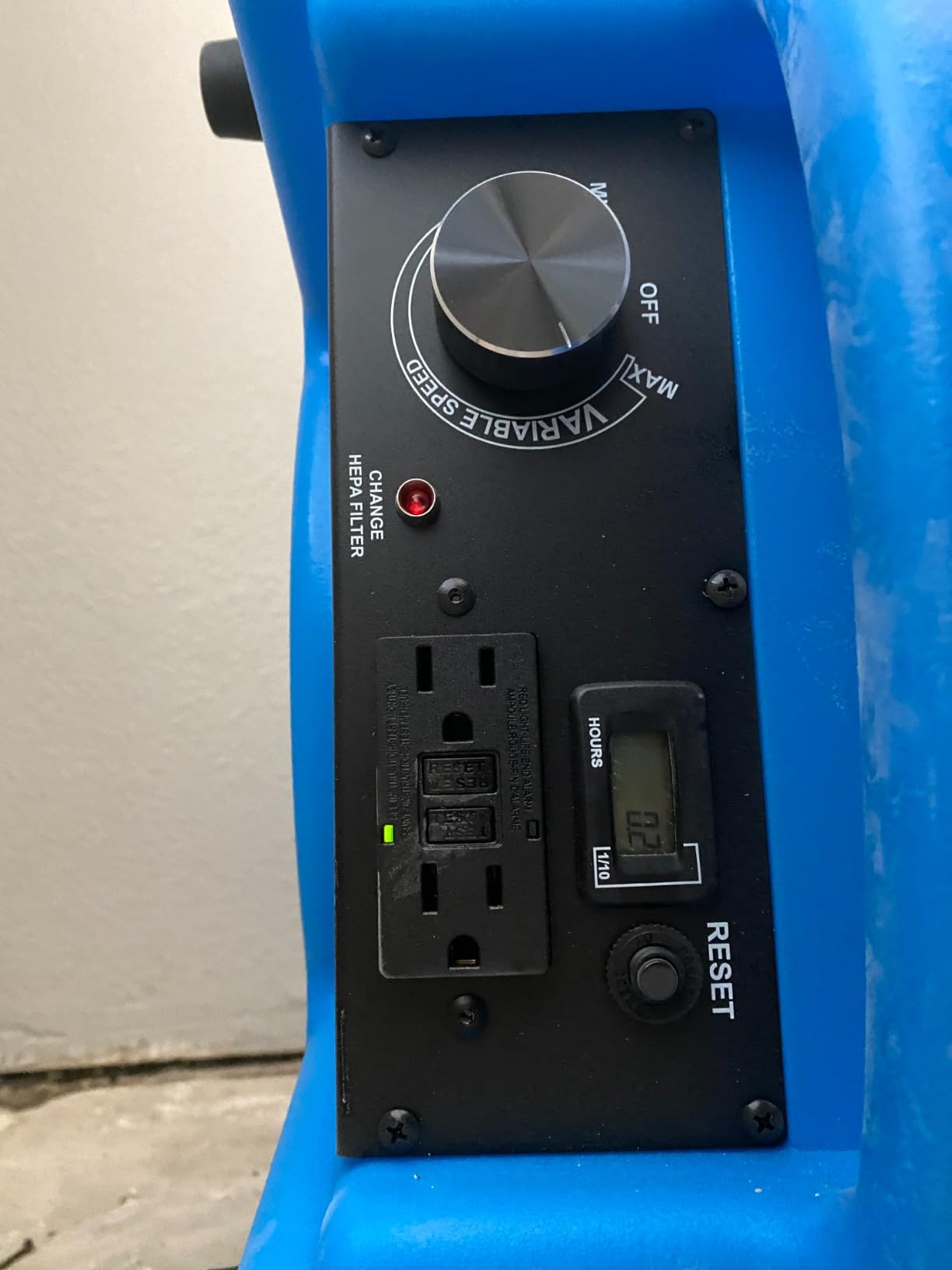 CADPXS Shield-550 Air Scrubber 550 CFM with 3-Stage Filtration, Negative Air Machine, Airborne Cleaner HEPA Scrubber, Water Damage Restoration Equipment, Commercial Air Purifier customer photo 2