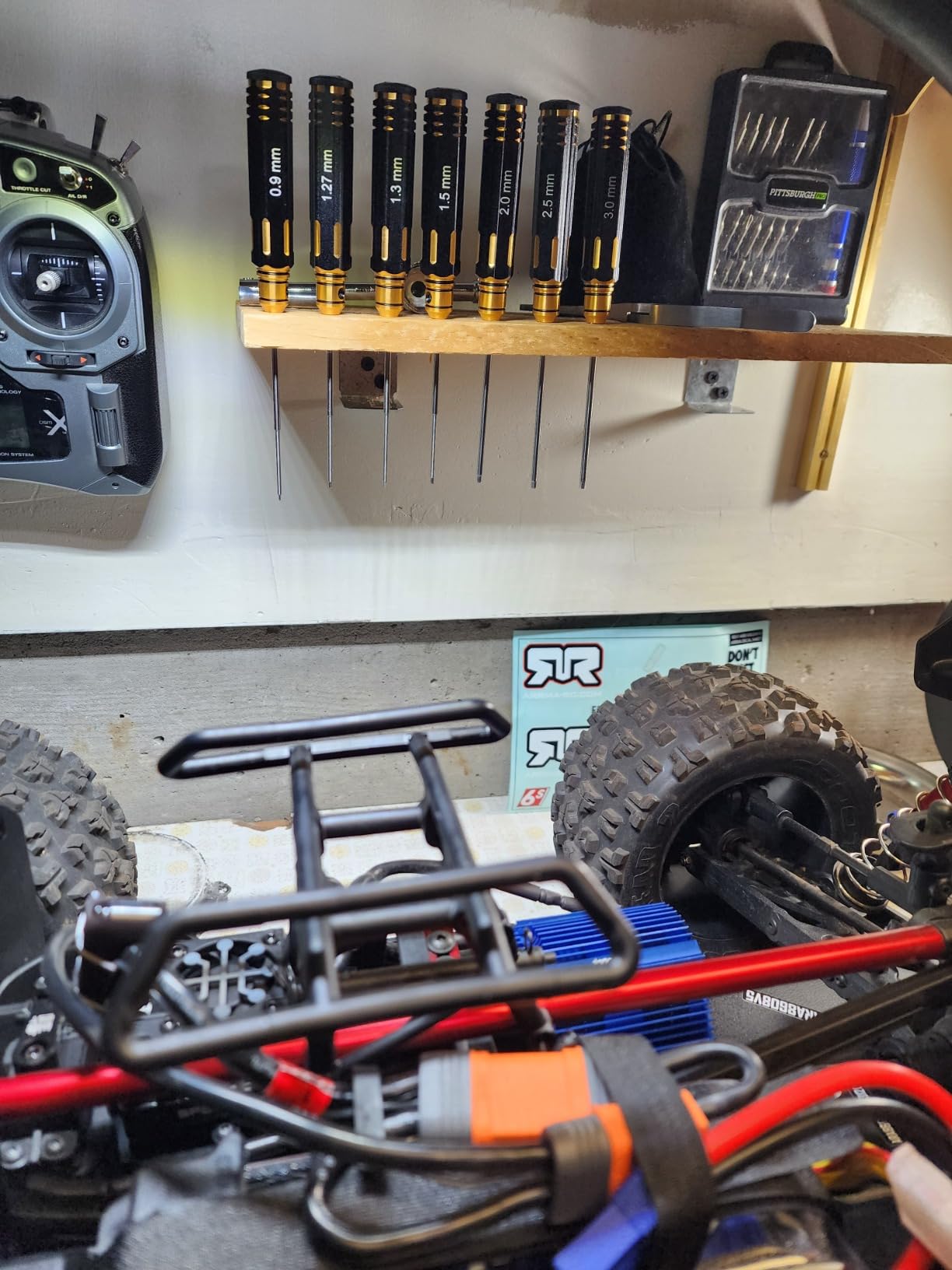 INJORA RC Hex Screw Driver Set-7PCS Car Tool Kit 0.9, 1.27, 1.3, 1.5, 2.0, 2.5, 3.0mm Hexagon Allen Screwdriver Wrenches Sets, Repair for Model Helicopter Drone Boat Car customer photo 2