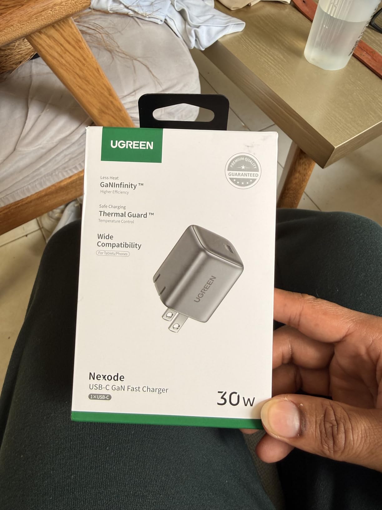 UGREEN 30W USB C Charger for iPhone 17, Nexode Foldable GaN PPS Compact Fast Wall Charger Block, USB-C Power Adapter for iPhone 17/16/15/14, Galaxy S25/S24/S23/S22 (Black) customer photo 2