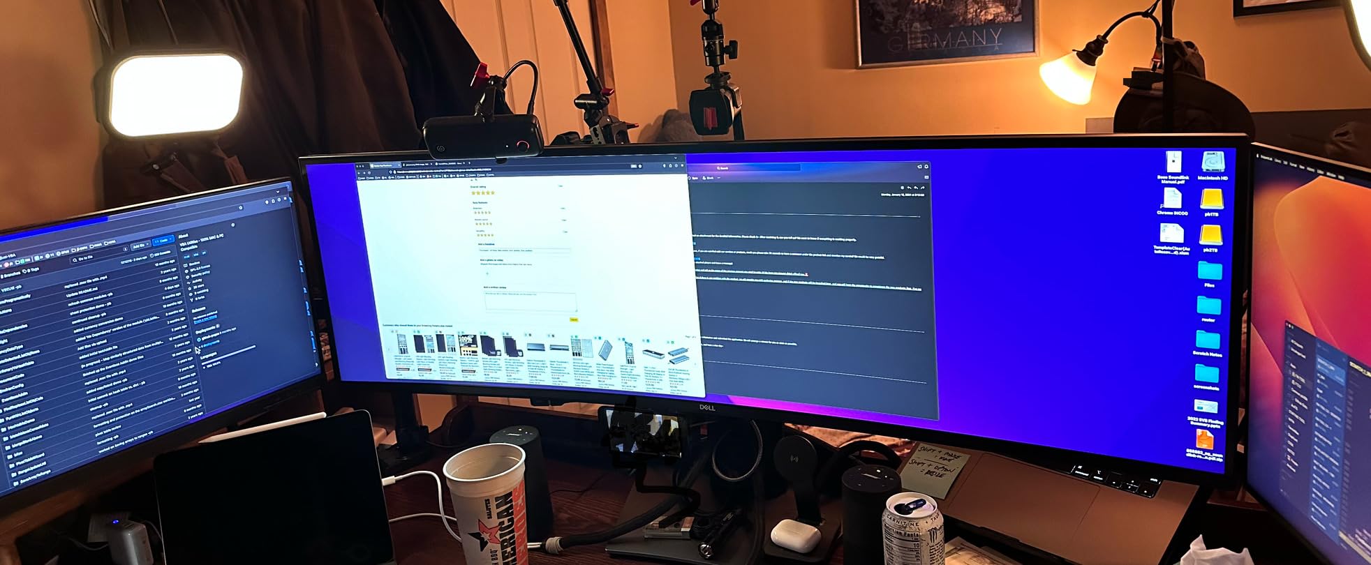 RaLeno Streaming Key Light with RGB, Studio Light with Remote Control and Desk Stand for Live Streaming Video Calls Photography, 1%-100% Brightness 2500-8500k Color Temperature Adjustable Soft Light customer photo 2