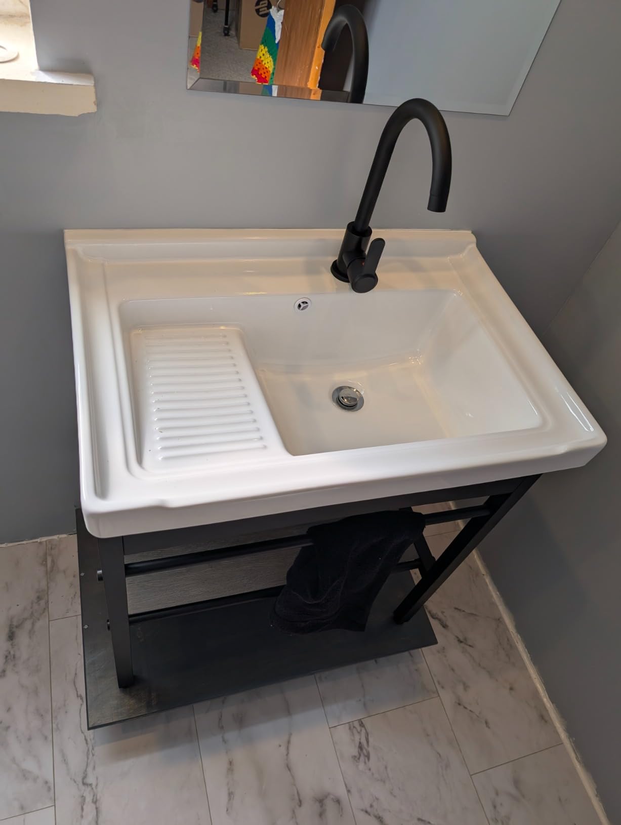 Freestanding Laundry Utility Sink, 28.3
