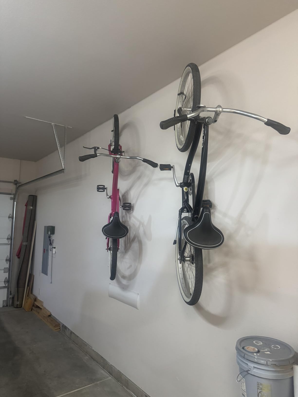 StoreYourBoard Bike Swivel Rack - Wall Mounted Garage Bike Storage, Vertical Bike Rack with 120° Swivel Hanger & Stopper - Space-Saving Bike Rack Garage Mount for Kids Bikes, BMX customer photo 2