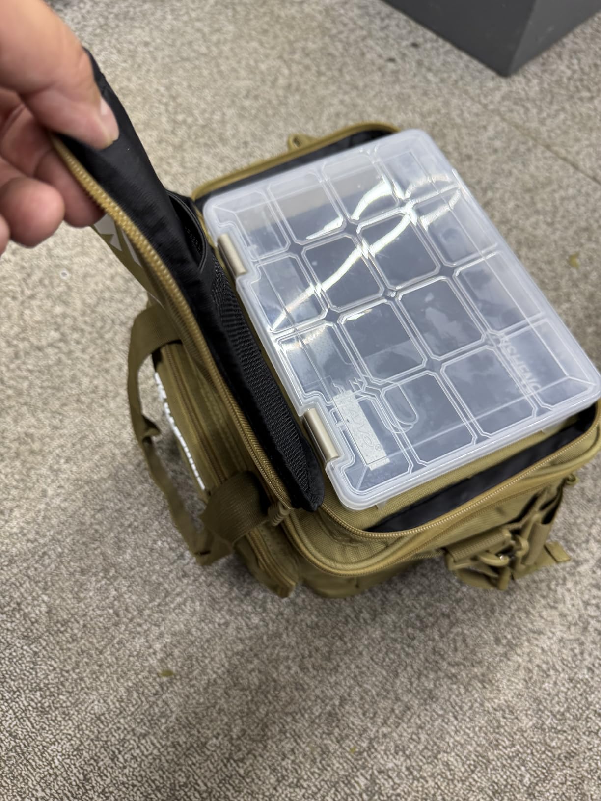 KastKing Fishing Tackle Bags - Saltwater & Freshwater Fishing Bags - Water Resistant, Padded Shoulder Strap - Gear Storage customer photo 1