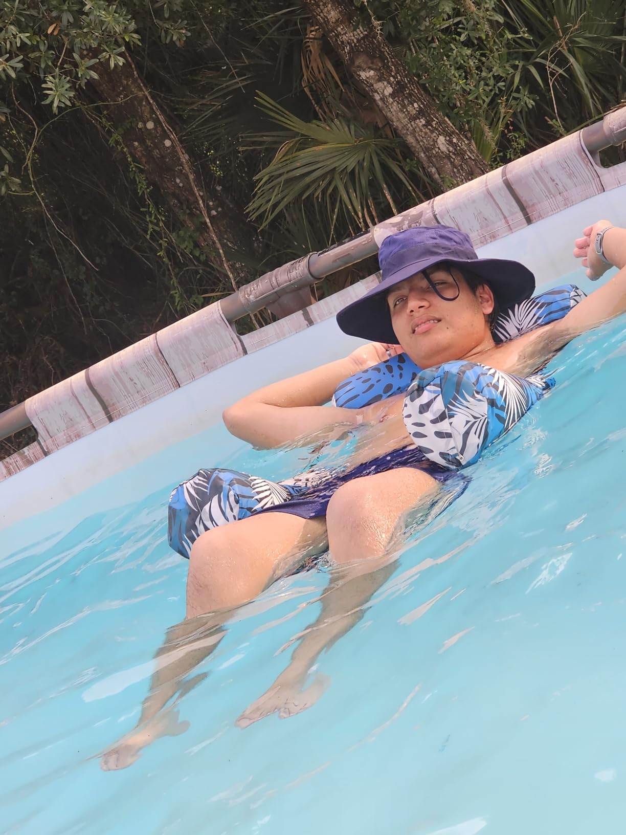 SLOOSH Inflatable Pool Floats Adult,2 Packs Floating Lounge Chairs,Blow up Pool Noodles for Adult Heavy Duty,Floating Chair for Party Summer Water Beach Lake Fun customer photo 2