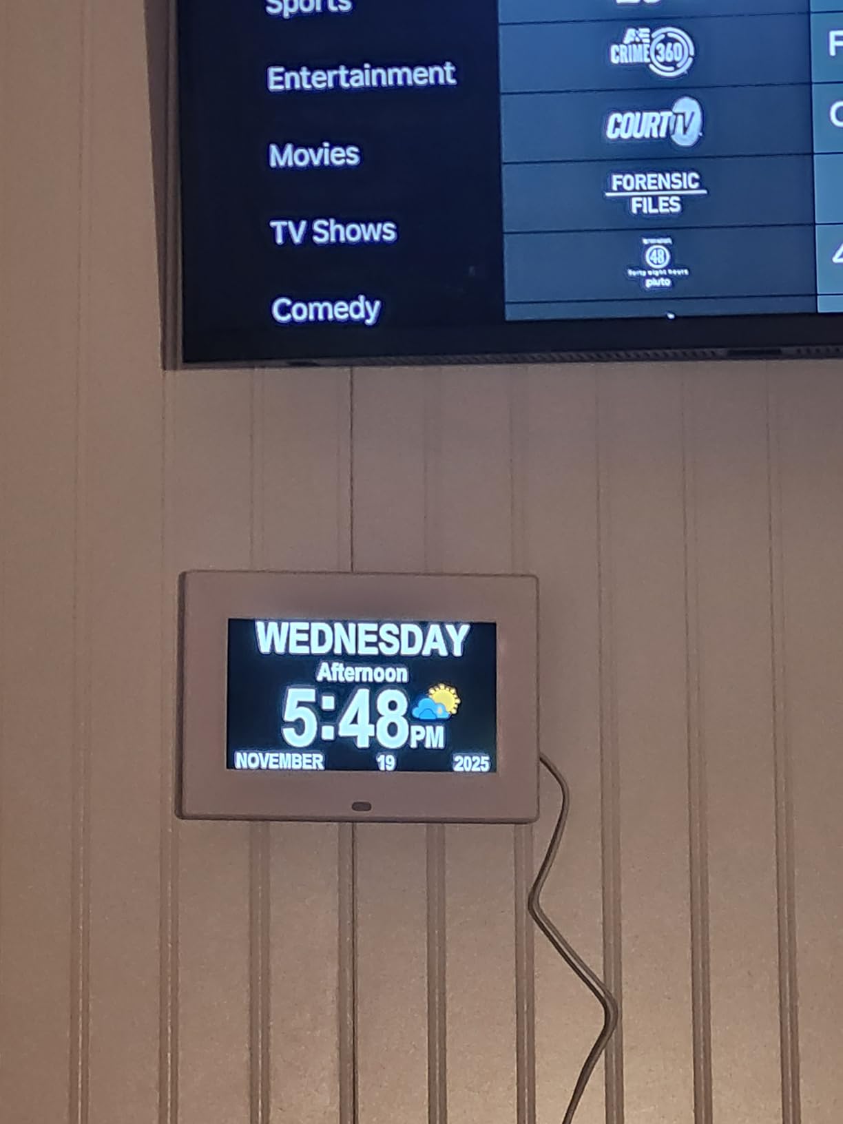 AINFTIME DST Clock with Day and Date for Elderly-3 Display Digital Calendar Alarm Day Dementia Alzheimers Clock with Extra Large Display (7in Black) customer photo 1